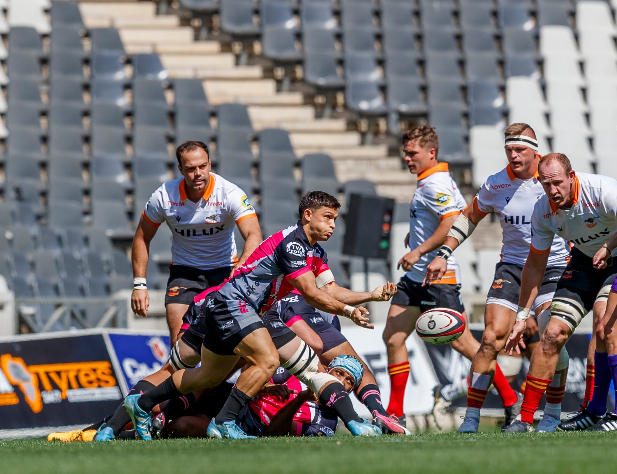 Pumas v Cheetahs, Currie Cup 2024 — match photography by Dirk Kotze