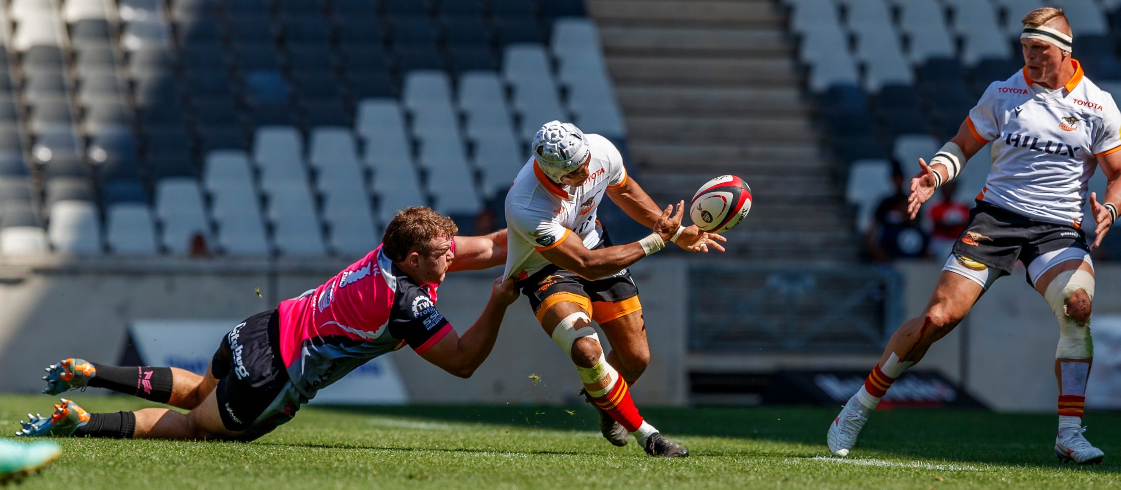 Pumas v Cheetahs, Currie Cup 2024 — match photography by Dirk Kotze