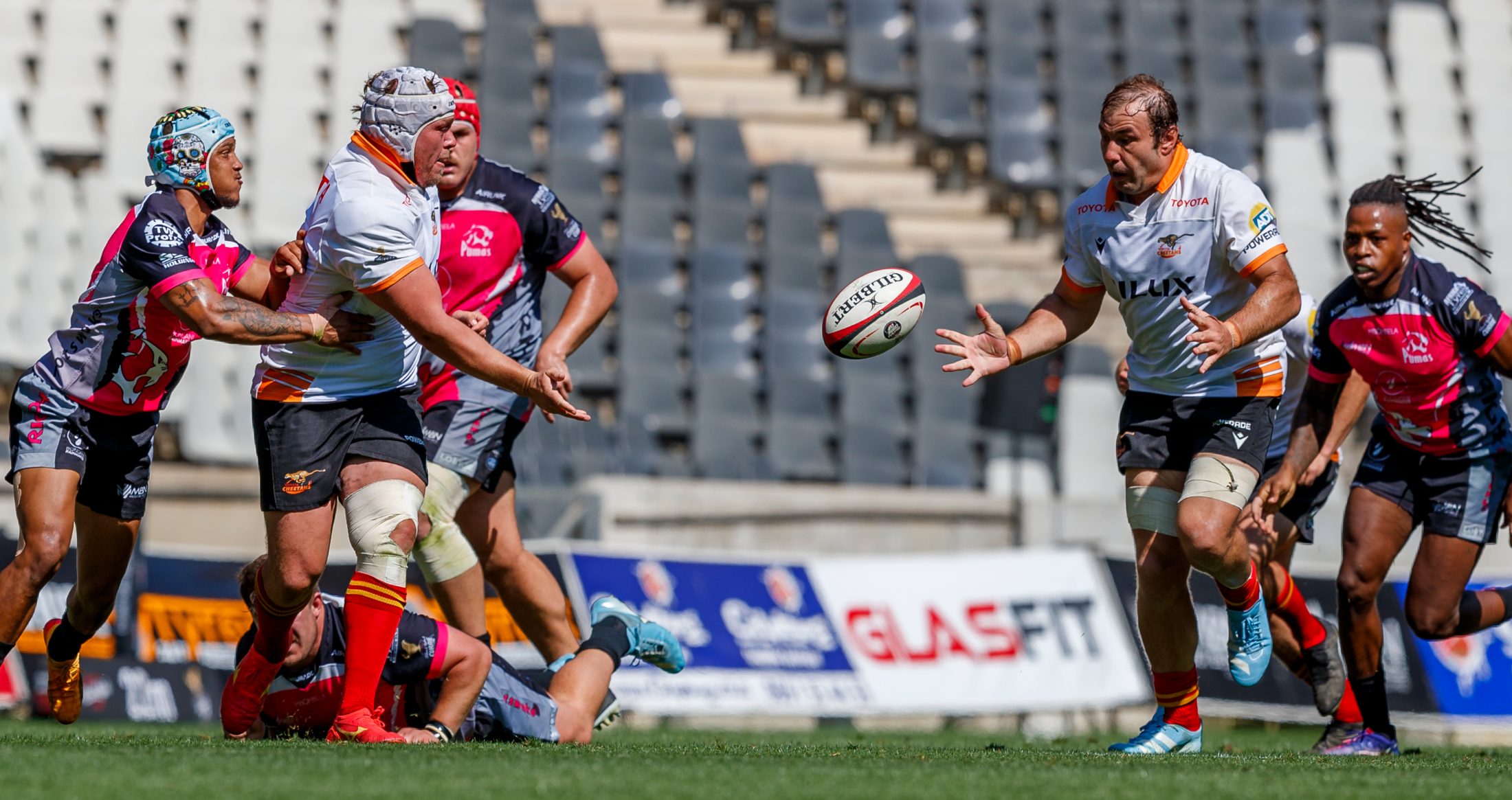 Pumas v Cheetahs, Currie Cup 2024 — match photography by Dirk Kotze
