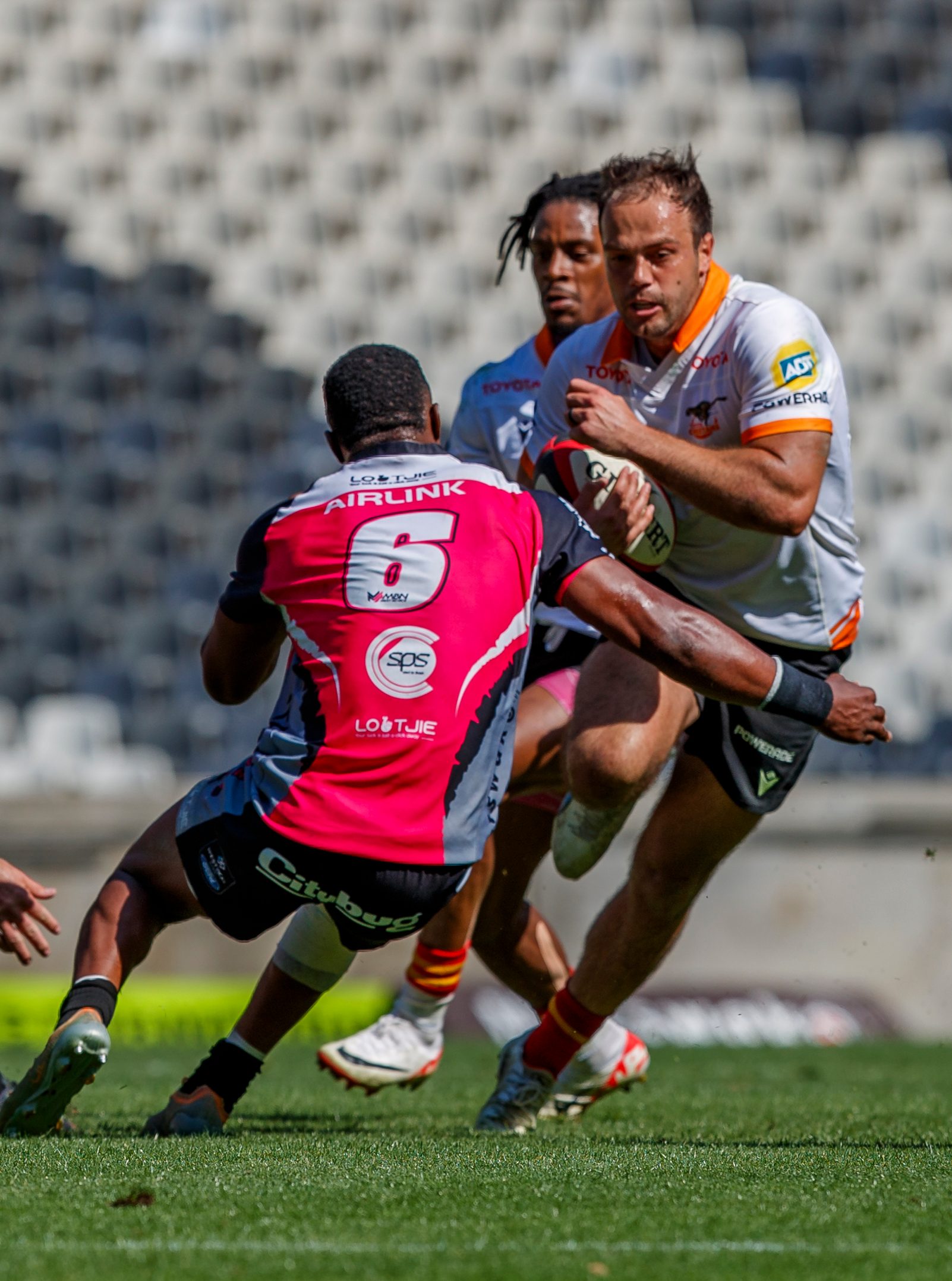 Pumas v Cheetahs, Currie Cup 2024 — match photography by Dirk Kotze