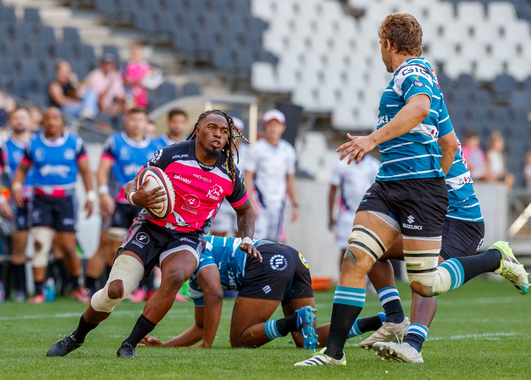Pumas v Griquas, Currie Cup 2024 — match photography by Dirk Kotze
