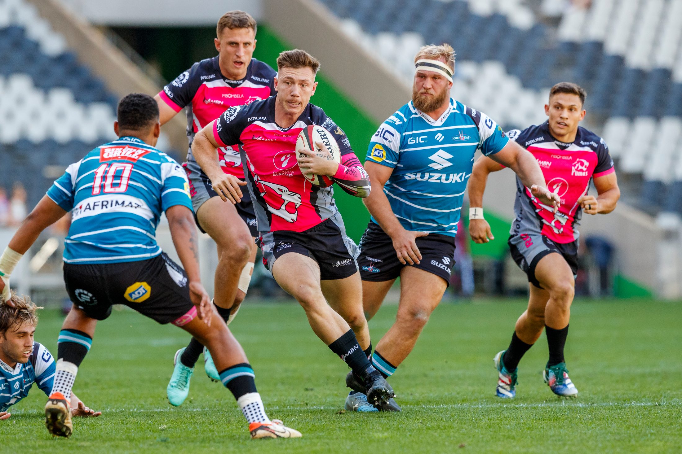 Pumas v Griquas, Currie Cup 2024 — match photography by Dirk Kotze