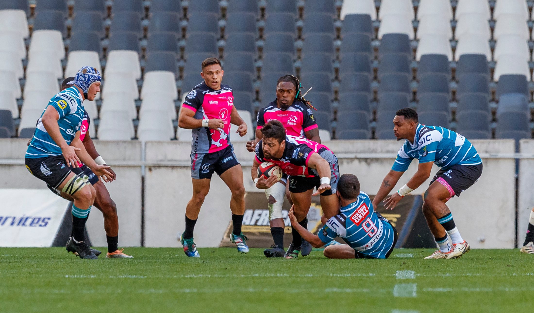 Pumas v Griquas, Currie Cup 2024 — match photography by Dirk Kotze