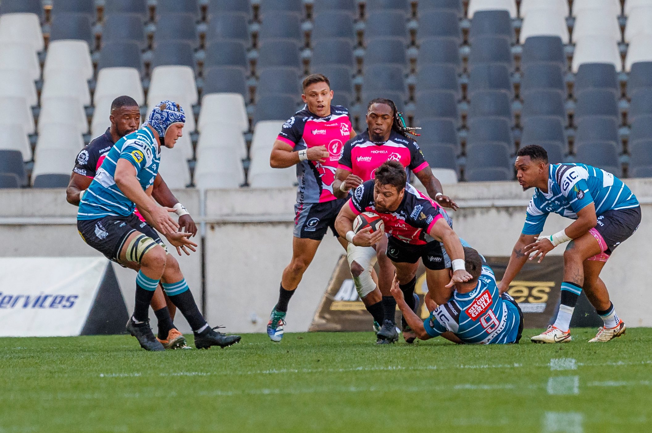 Pumas v Griquas, Currie Cup 2024 — match photography by Dirk Kotze