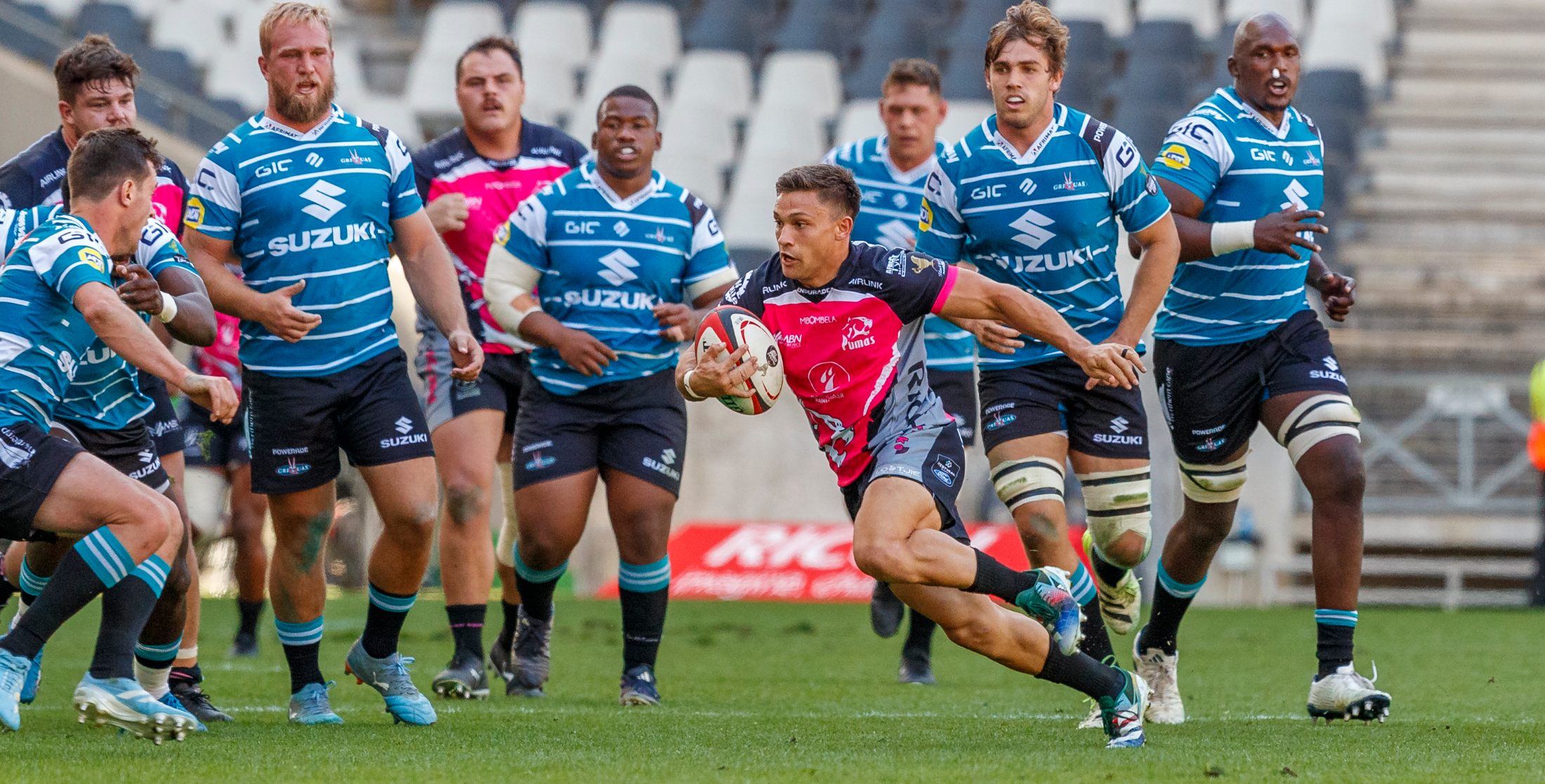 Pumas v Griquas, Currie Cup 2024 — match photography by Dirk Kotze