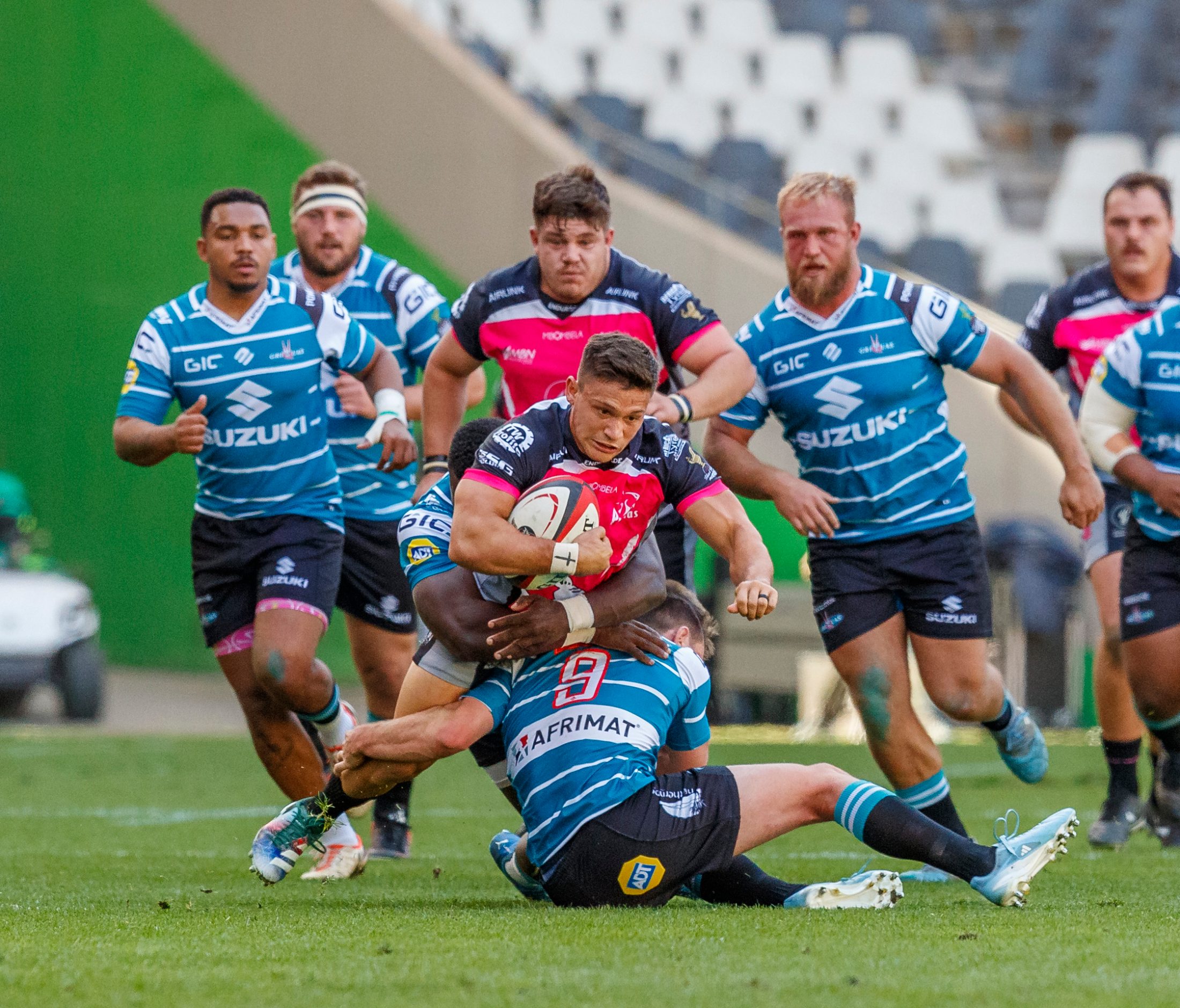Pumas v Griquas, Currie Cup 2024 — match photography by Dirk Kotze