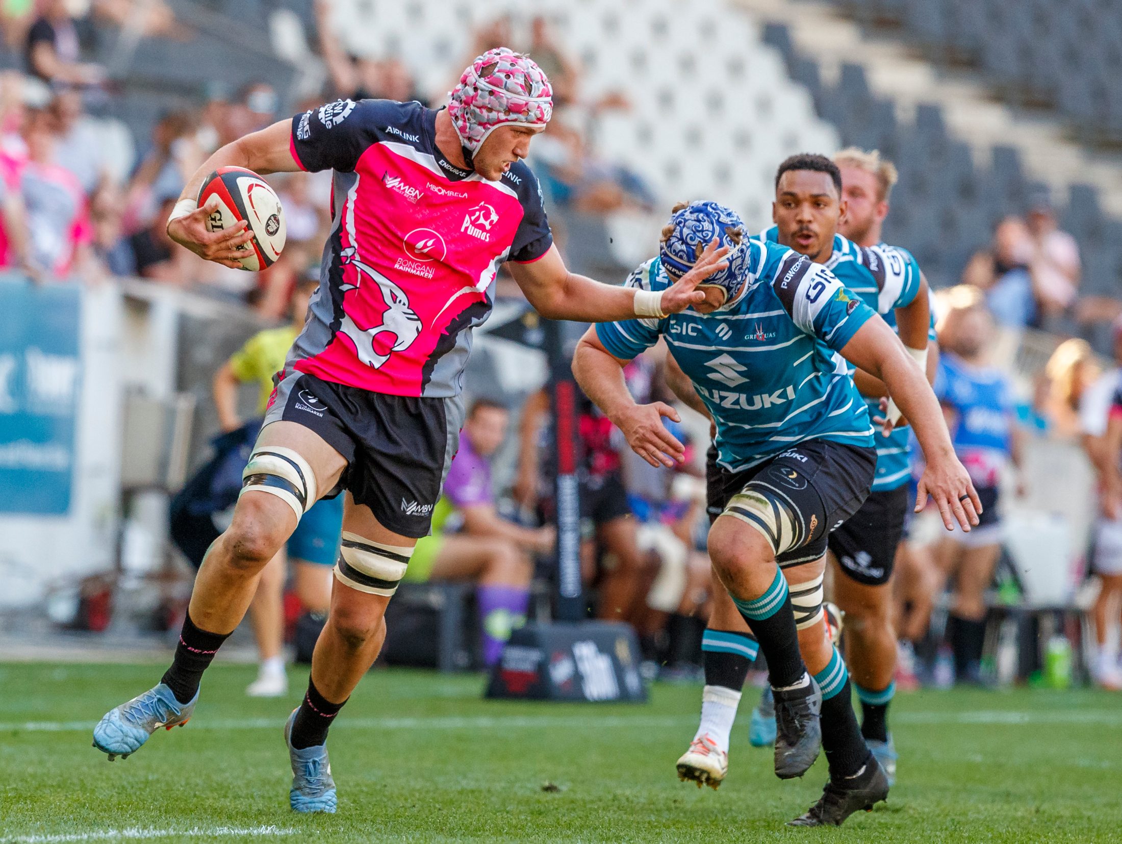 Pumas v Griquas, Currie Cup 2024 — match photography by Dirk Kotze
