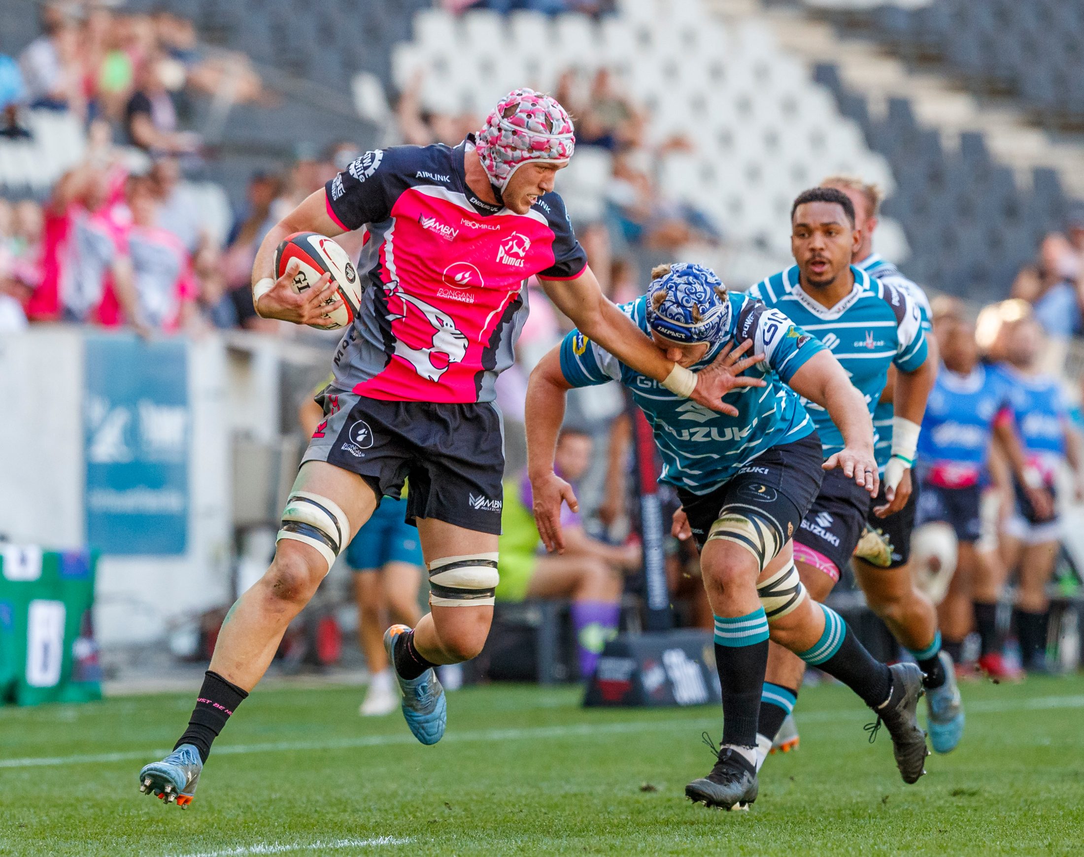 Pumas v Griquas, Currie Cup 2024 — match photography by Dirk Kotze