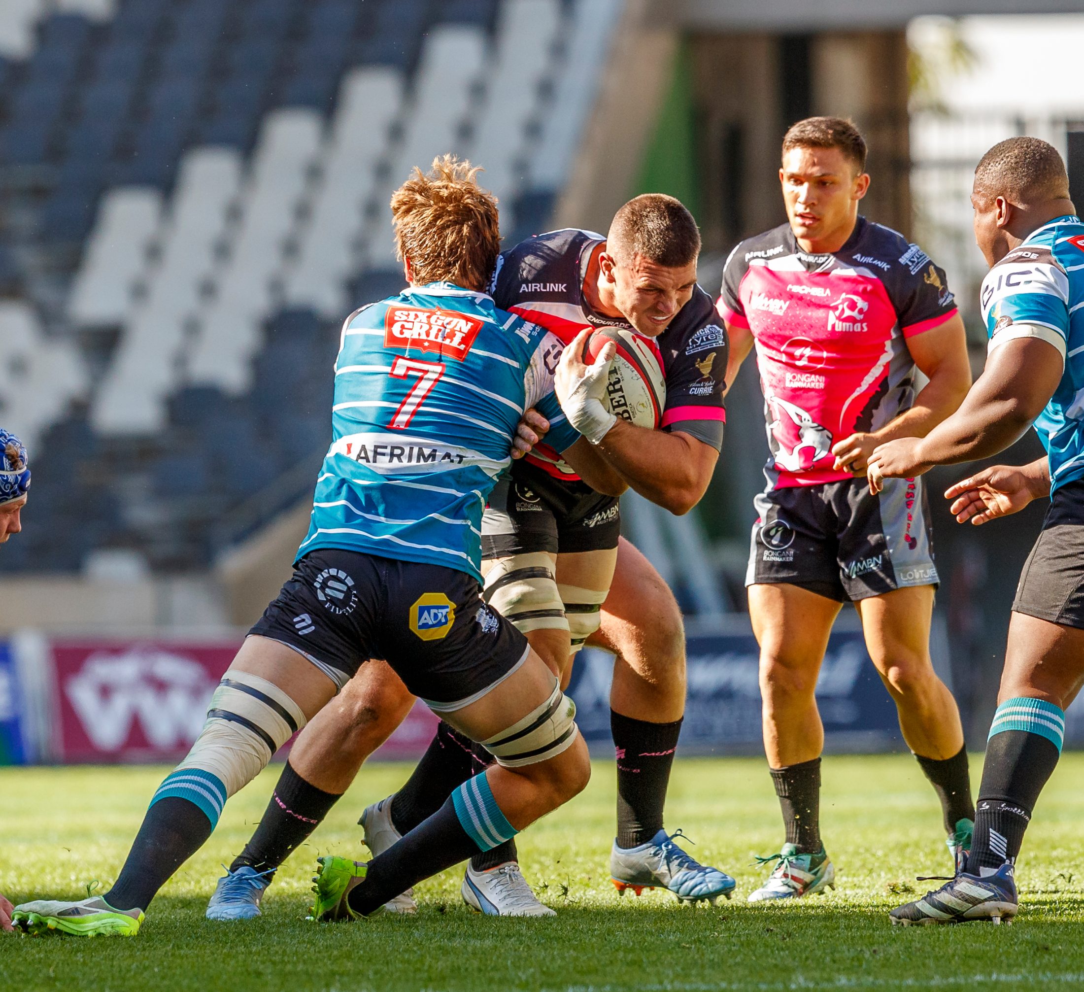 Pumas v Griquas, Currie Cup 2024 — match photography by Dirk Kotze
