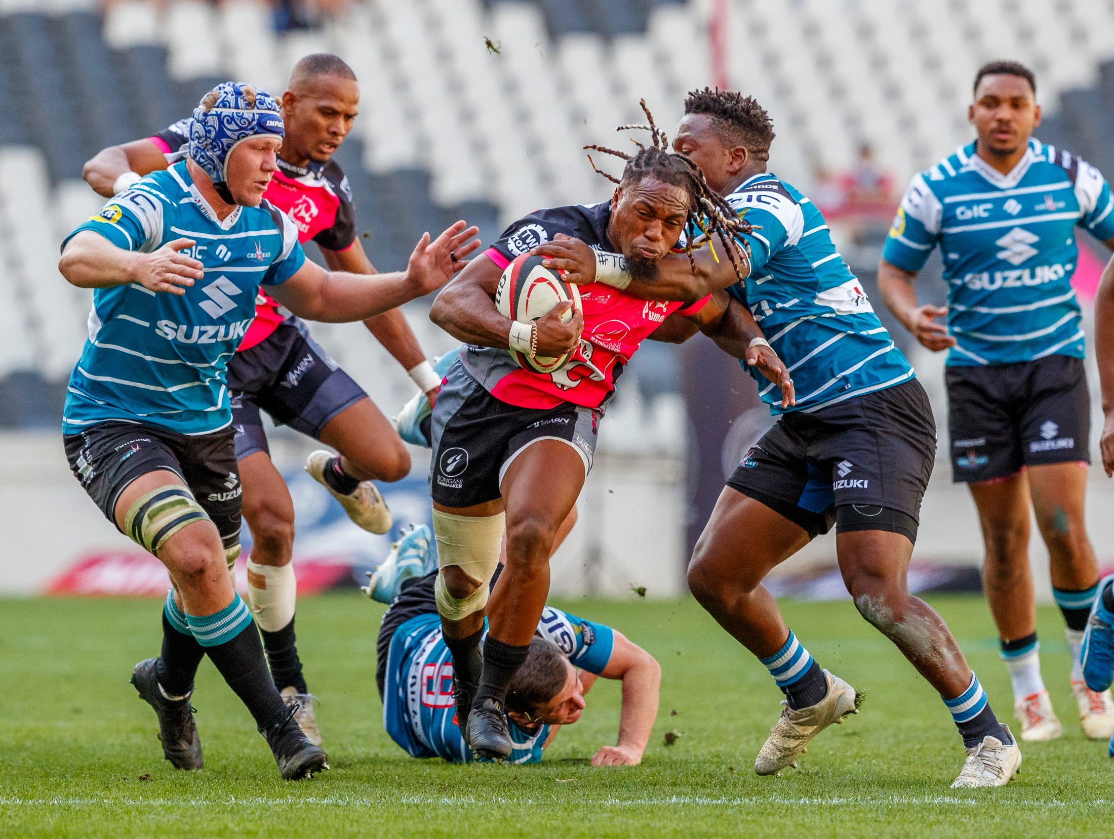 Pumas v Griquas, Currie Cup 2024 — match photography by Dirk Kotze