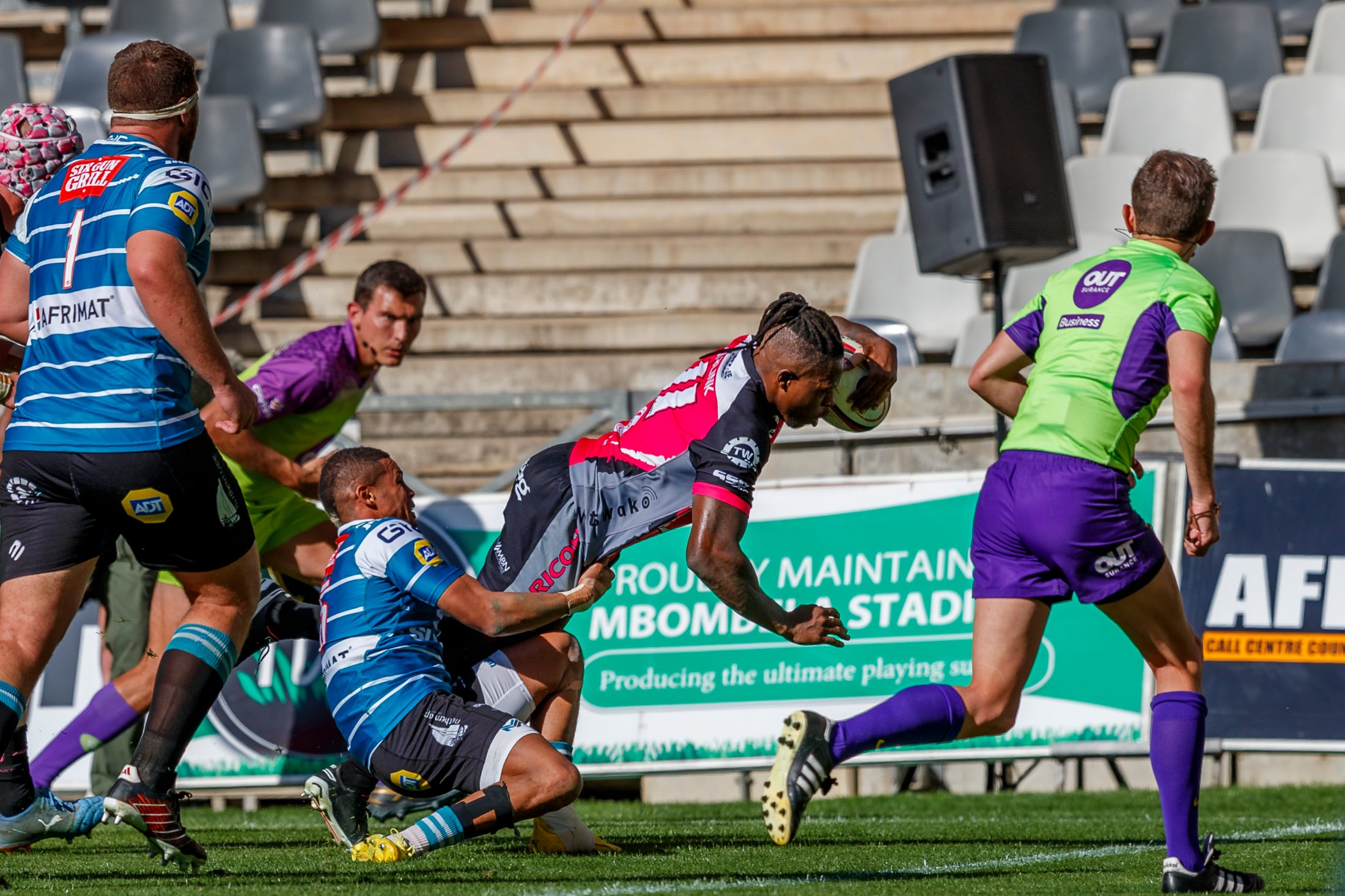 Pumas v Griquas, Currie Cup 2024 — match photography by Dirk Kotze
