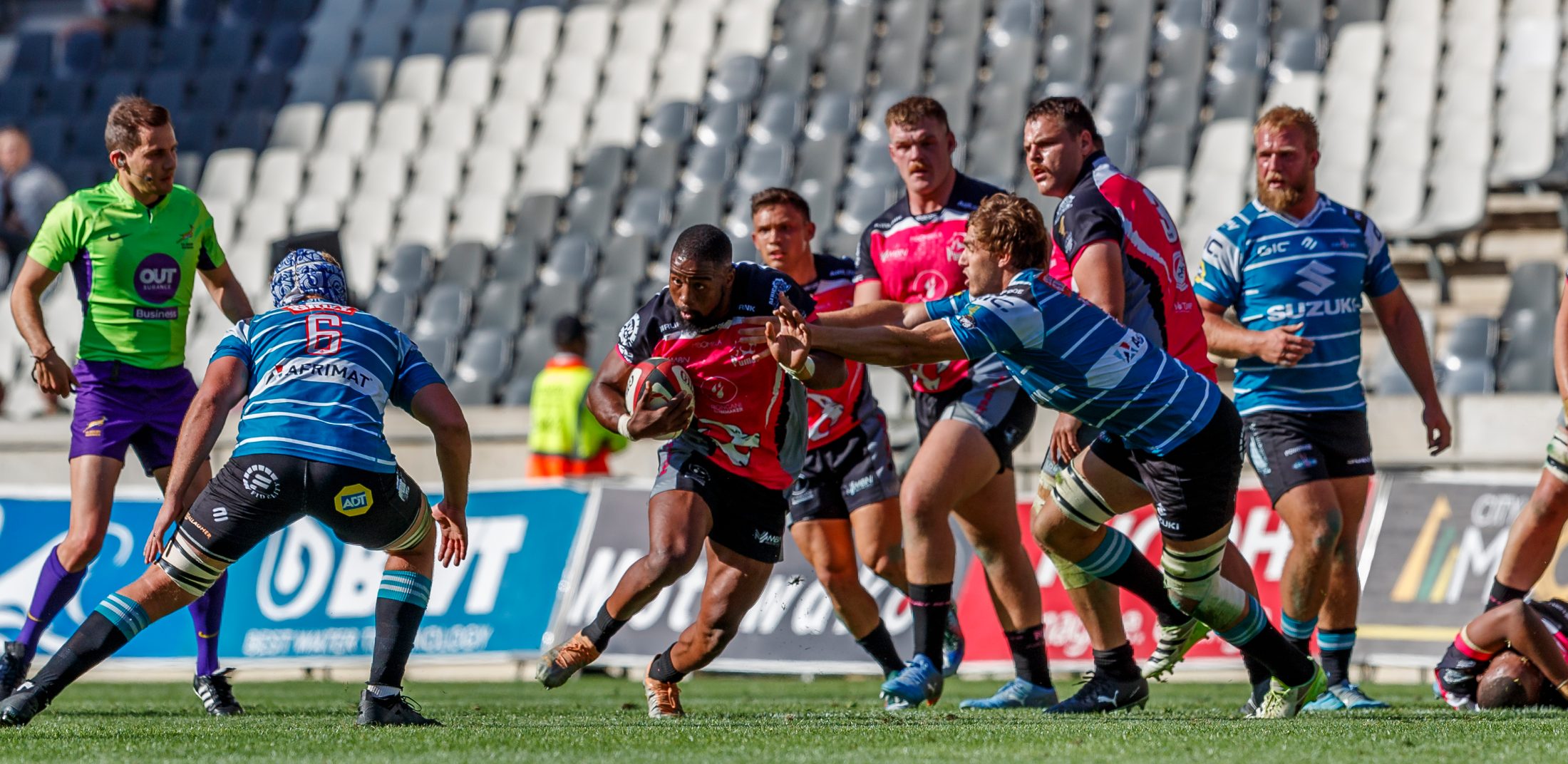 Pumas v Griquas, Currie Cup 2024 — match photography by Dirk Kotze