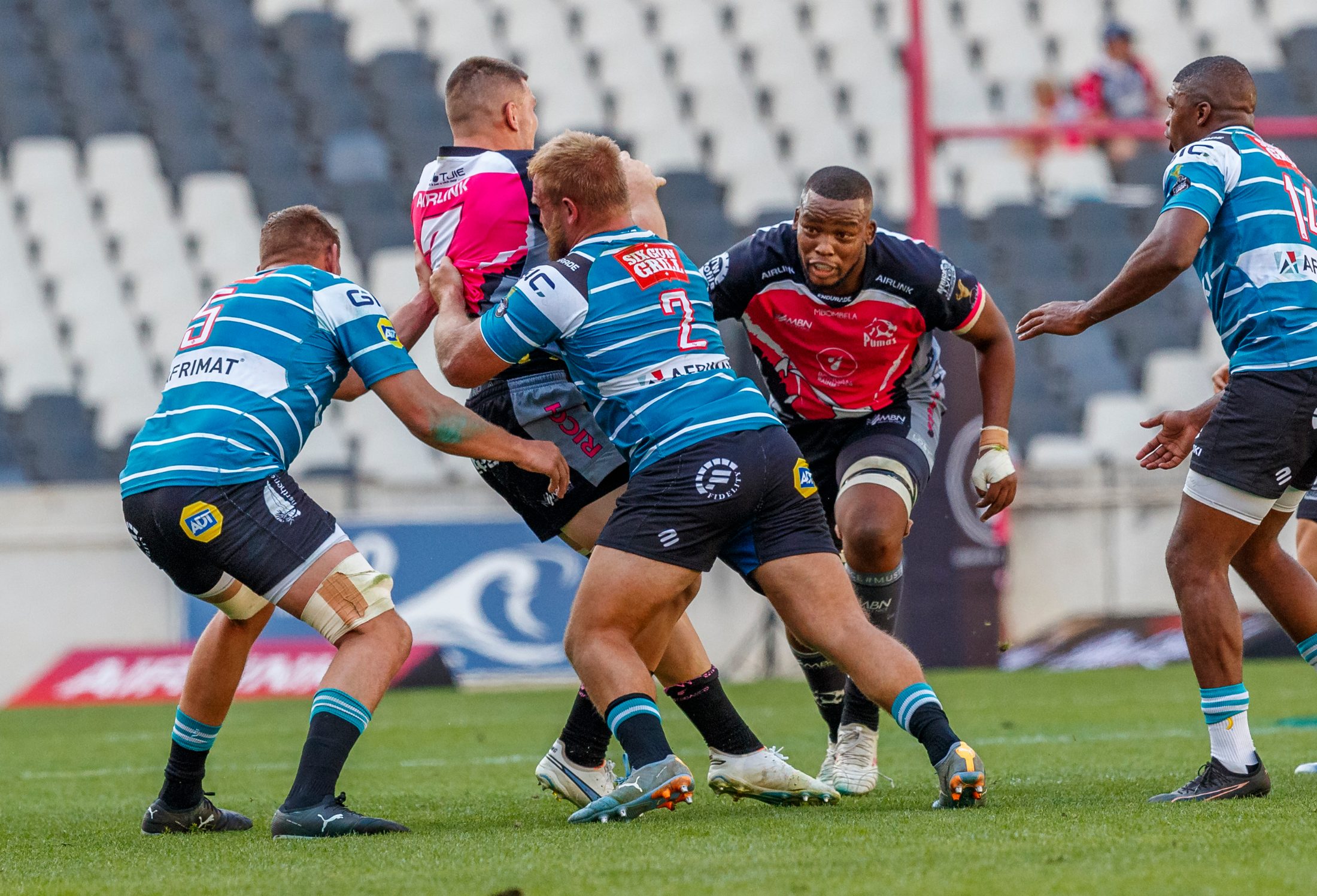 Pumas v Griquas, Currie Cup 2024 — match photography by Dirk Kotze