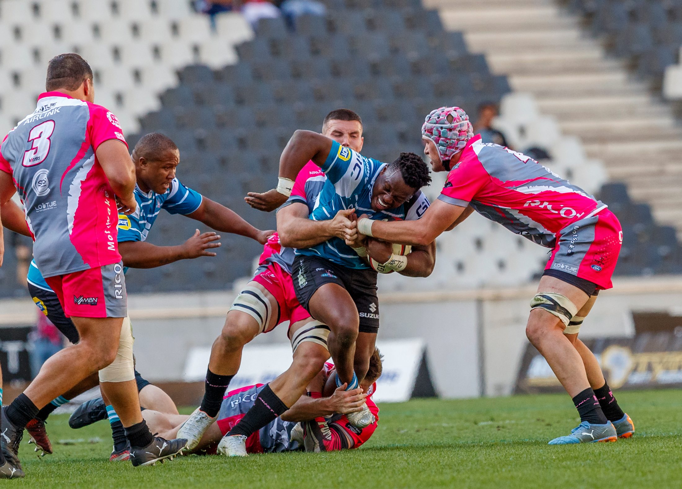 Pumas v Griquas, Currie Cup 2024 — match photography by Dirk Kotze