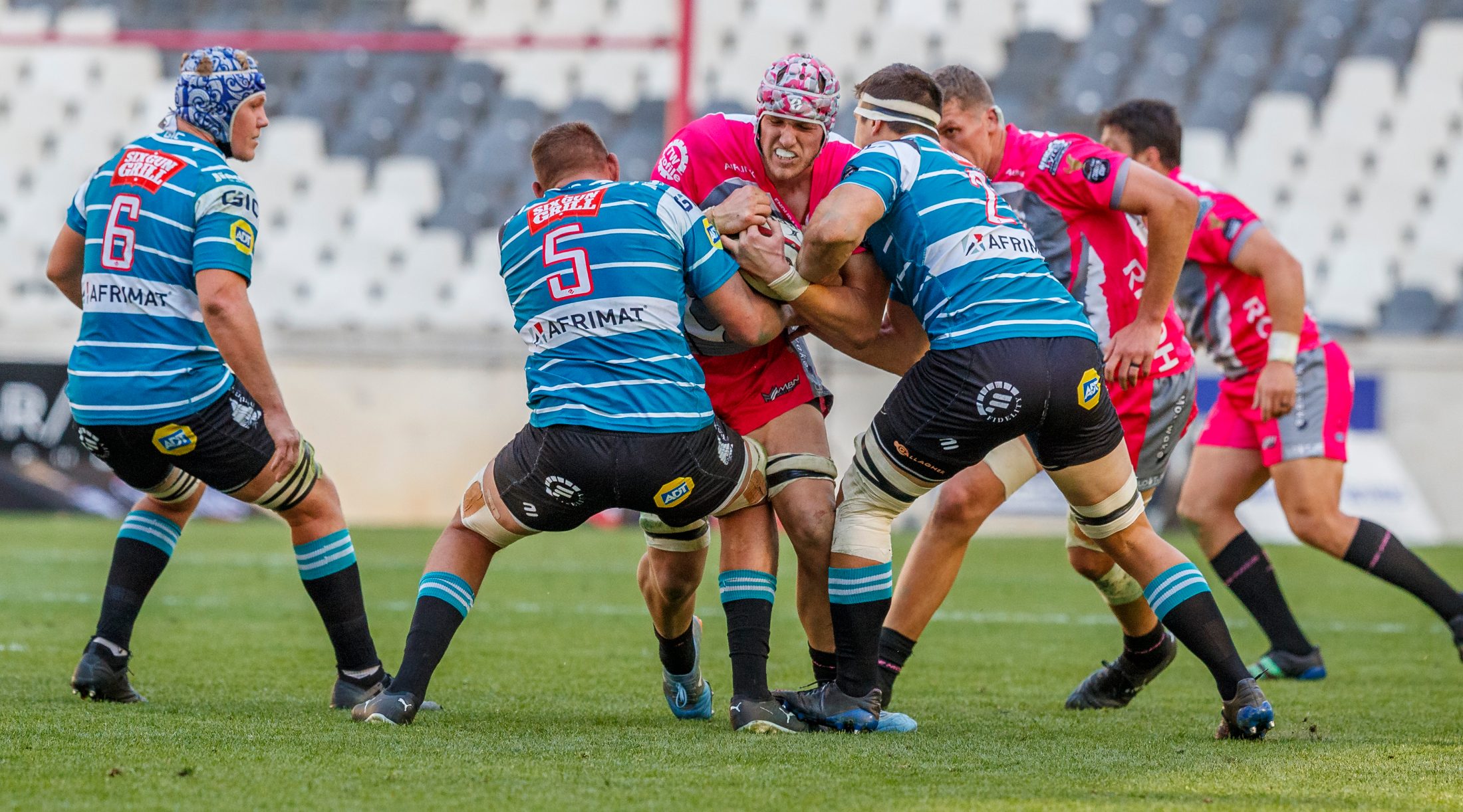 Pumas v Griquas, Currie Cup 2024 — match photography by Dirk Kotze