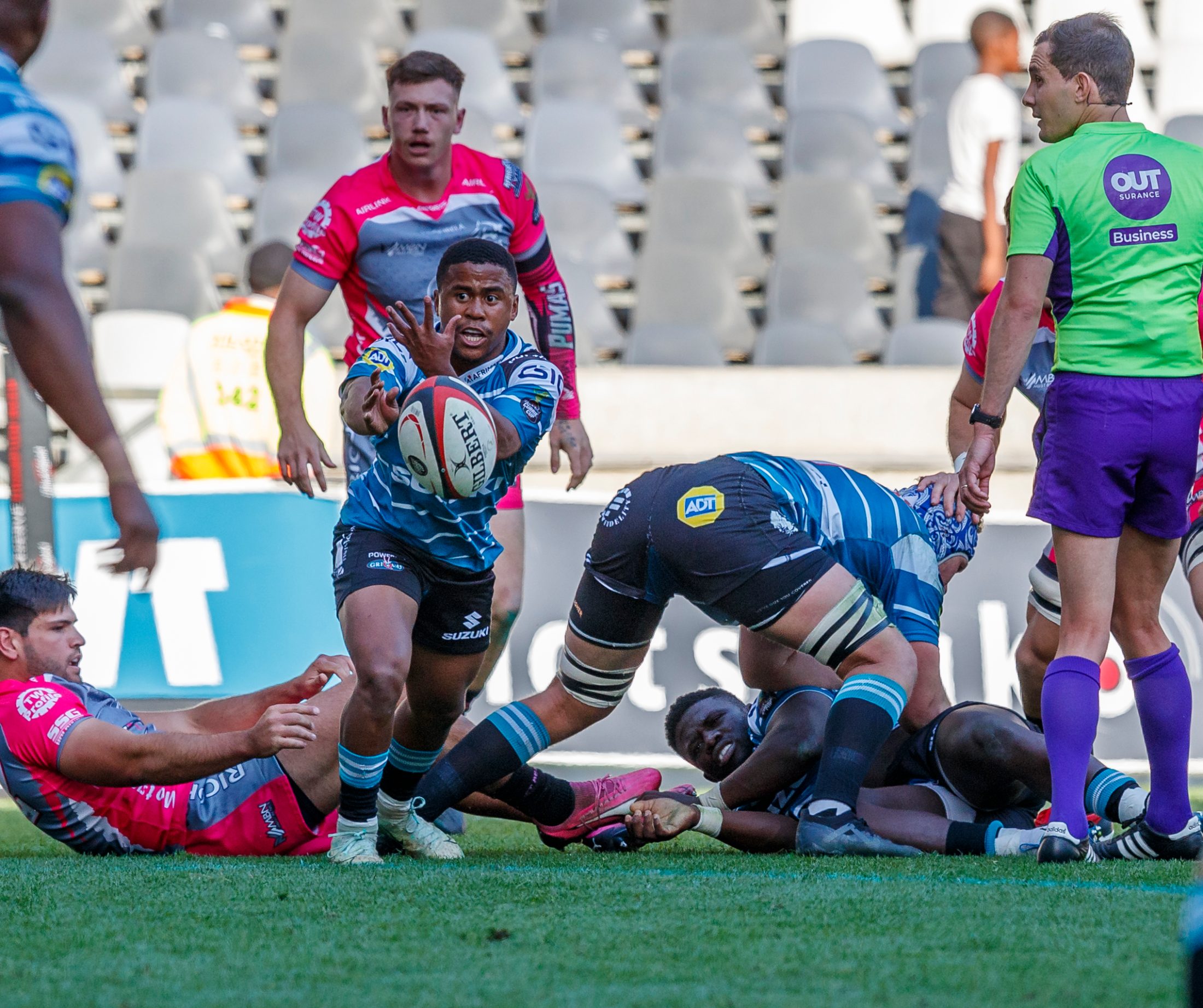 Pumas v Griquas, Currie Cup 2024 — match photography by Dirk Kotze