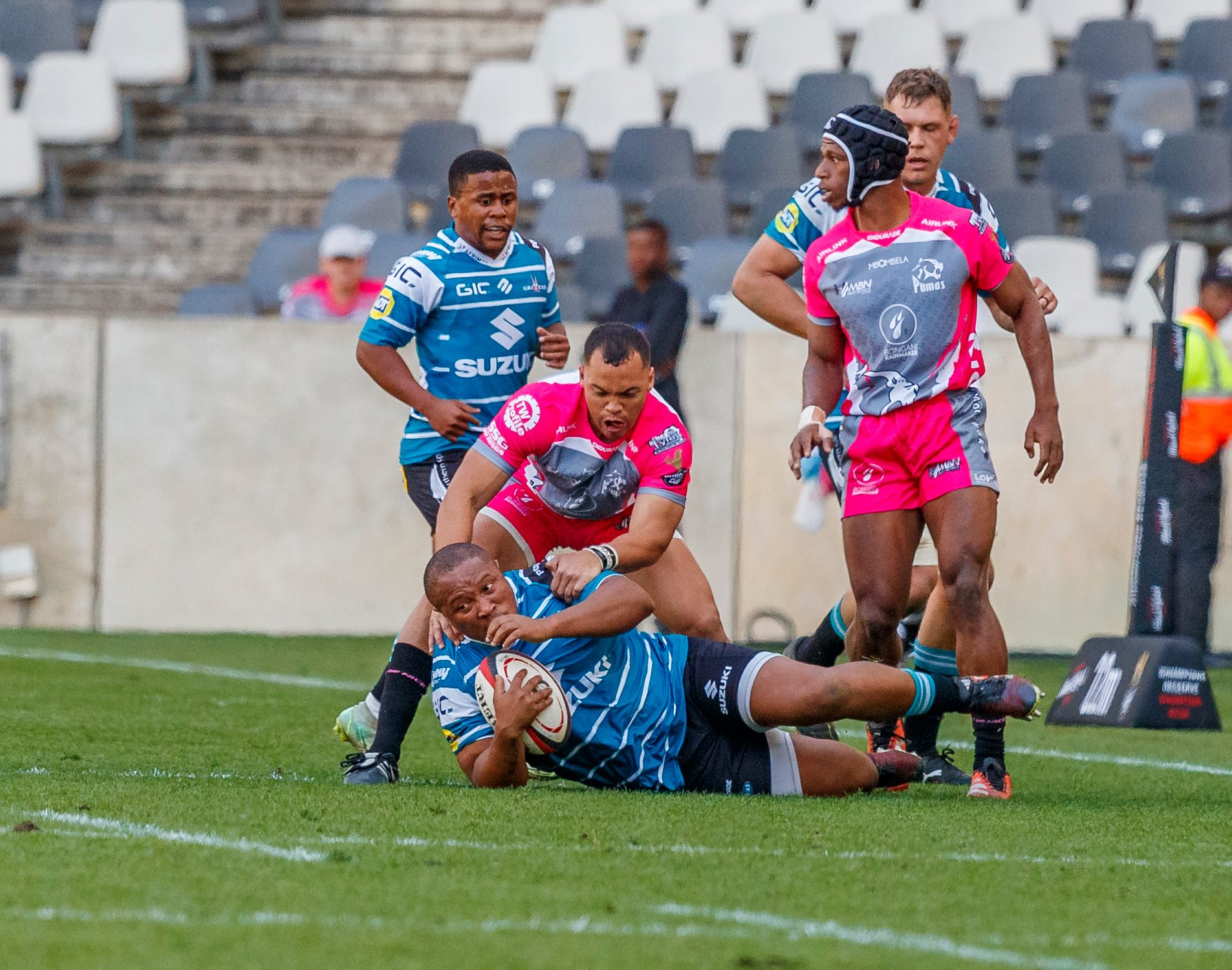 Pumas v Griquas, Currie Cup 2024 — match photography by Dirk Kotze