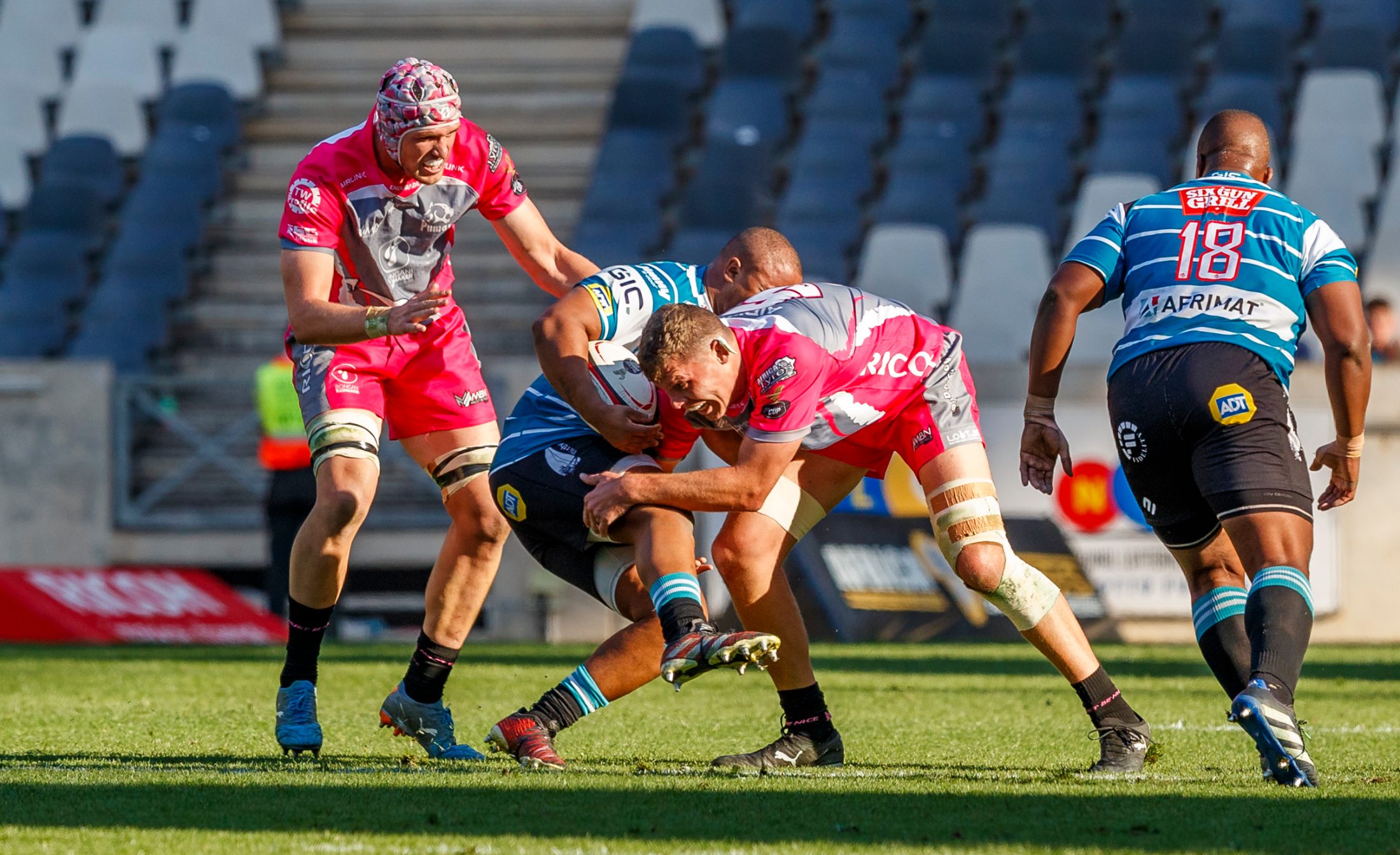 Pumas v Griquas, Currie Cup 2024 — match photography by Dirk Kotze