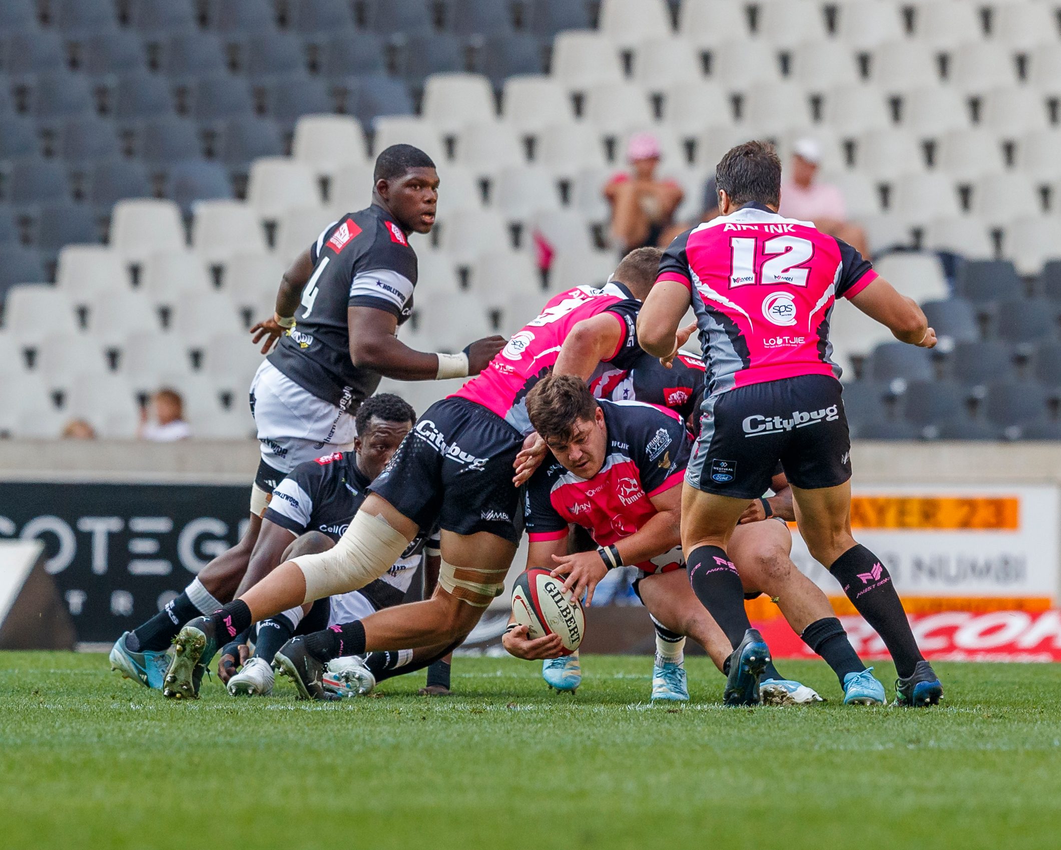 Pumas v Sharks, Currie Cup 2024 — match photography by Dirk Kotze