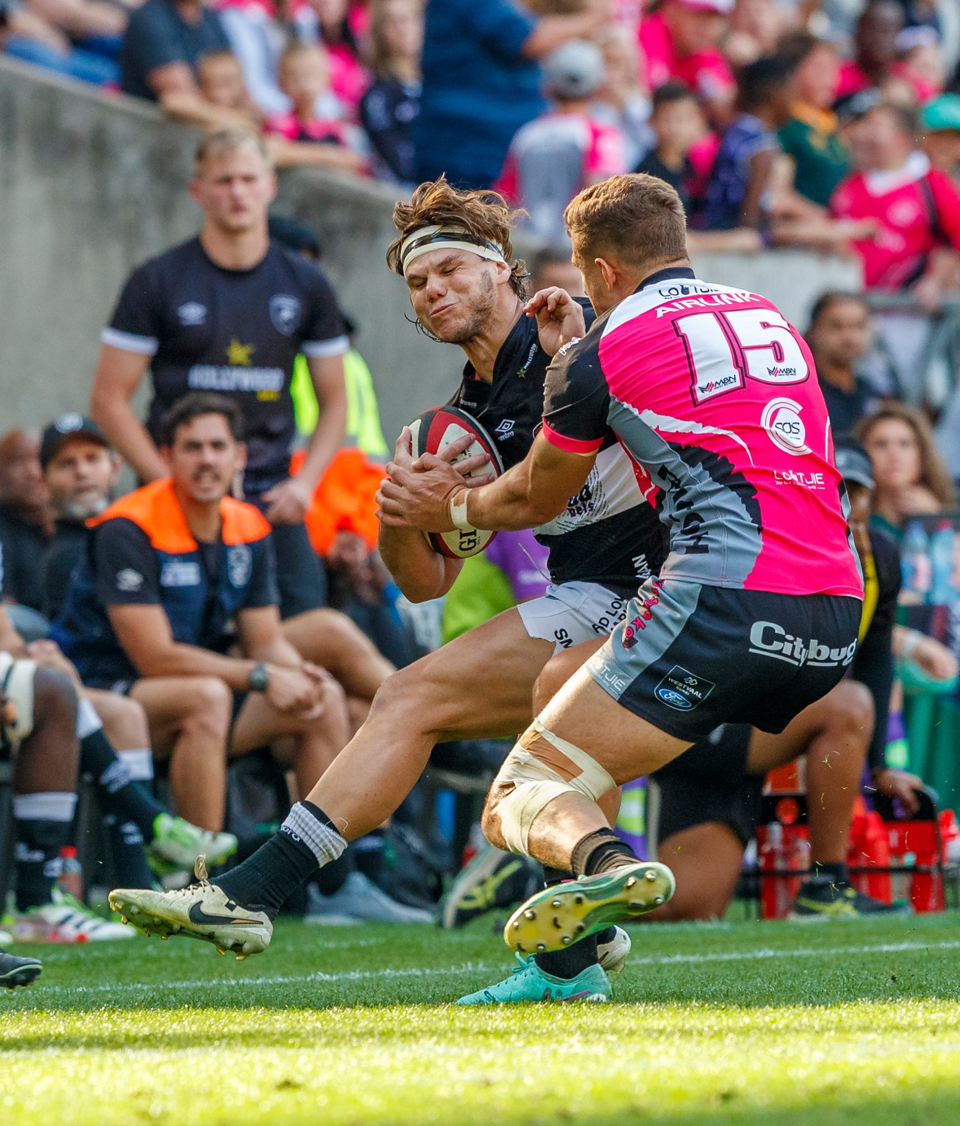 Pumas v Sharks, Currie Cup 2024 — match photography by Dirk Kotze