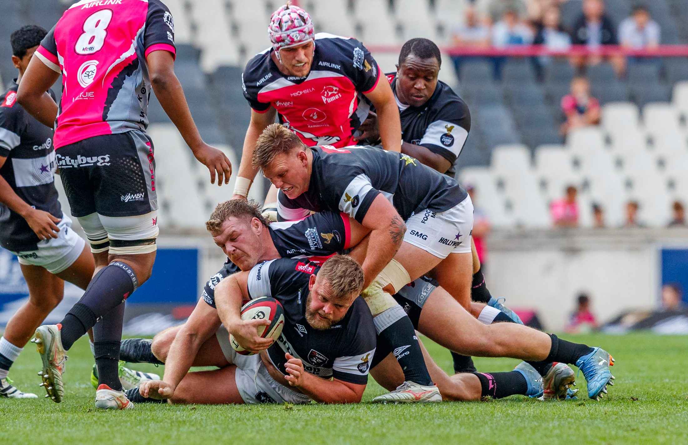 Pumas v Sharks, Currie Cup 2024 — match photography by Dirk Kotze