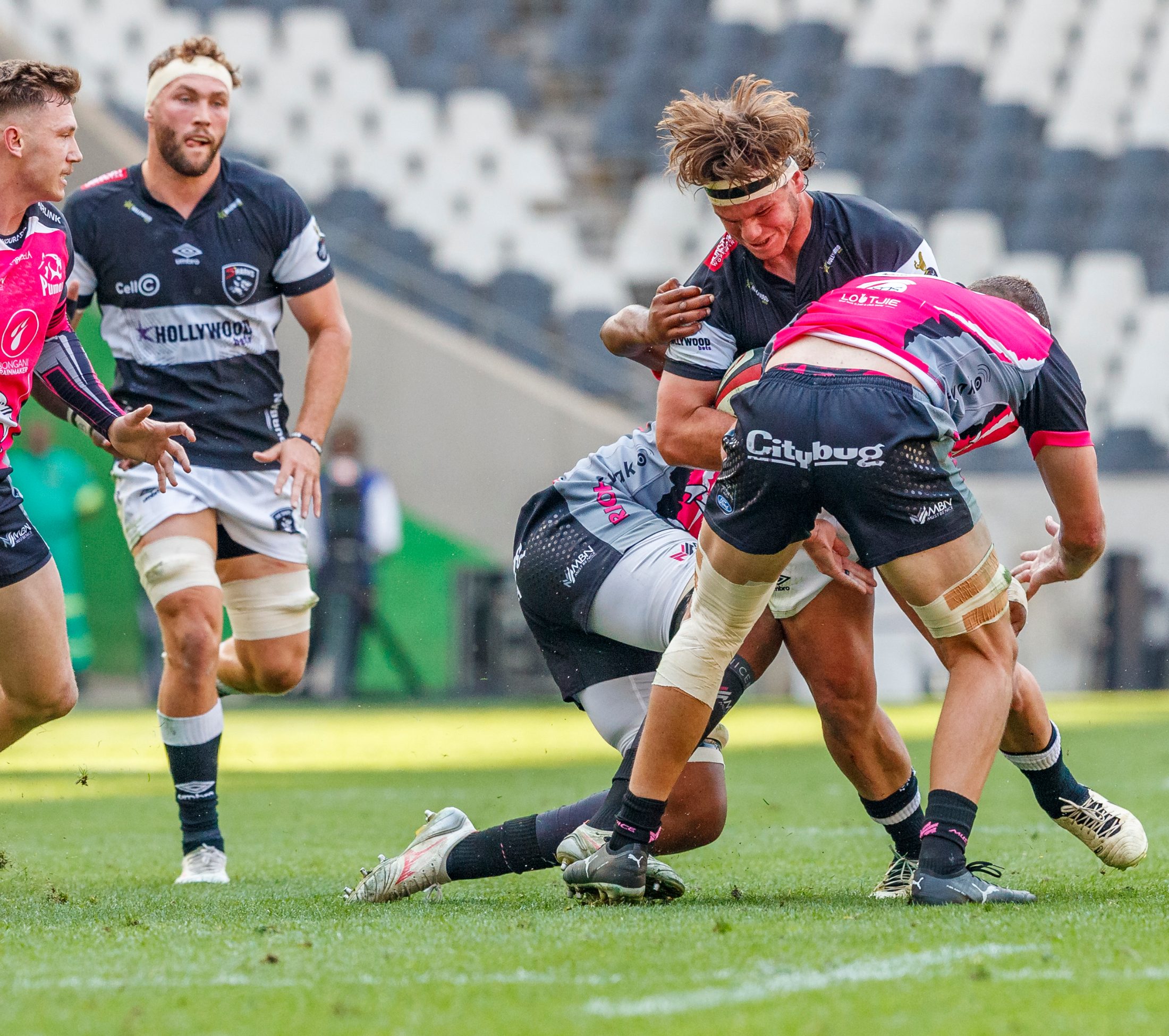 Pumas v Sharks, Currie Cup 2024 — match photography by Dirk Kotze