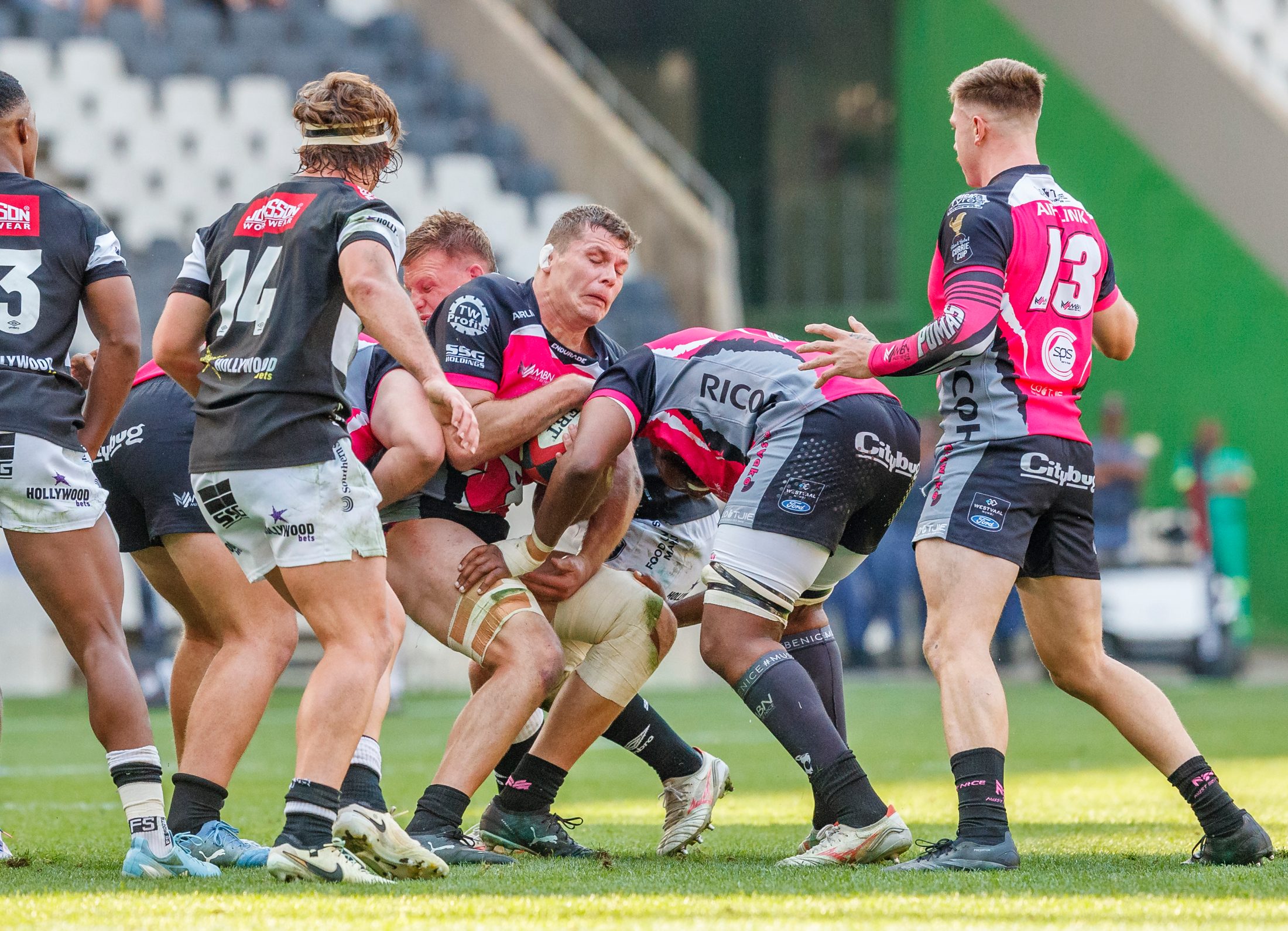 Pumas v Sharks, Currie Cup 2024 — match photography by Dirk Kotze