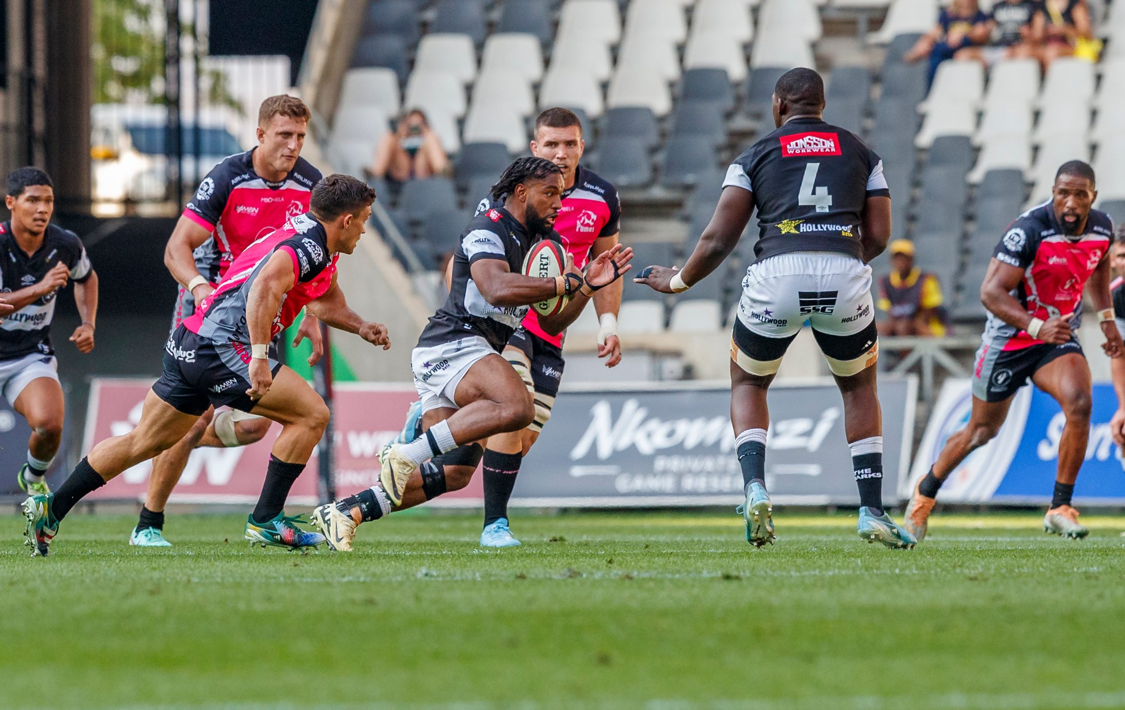 Pumas v Sharks, Currie Cup 2024 — match photography by Dirk Kotze