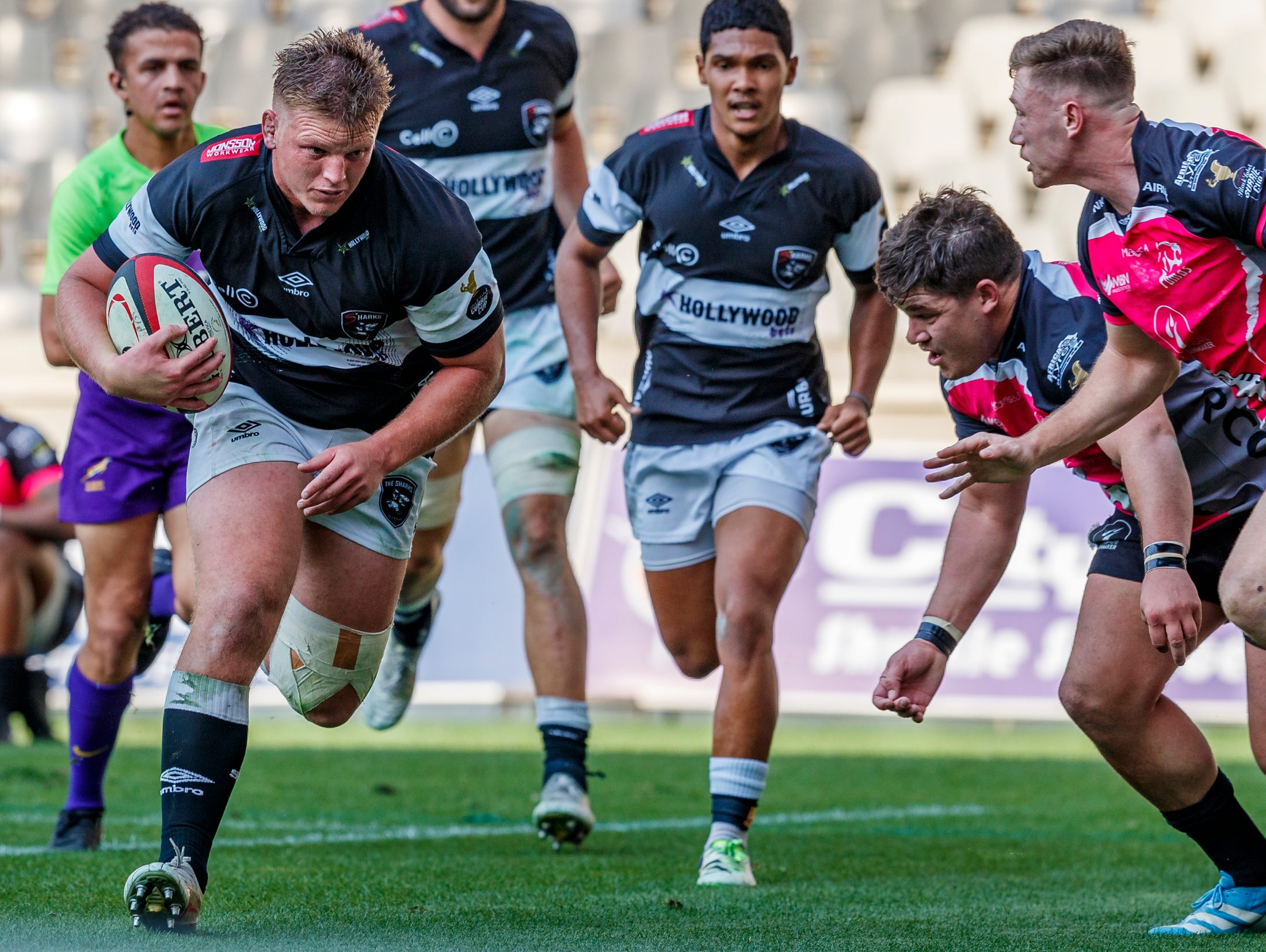 Pumas v Sharks, Currie Cup 2024 — match photography by Dirk Kotze