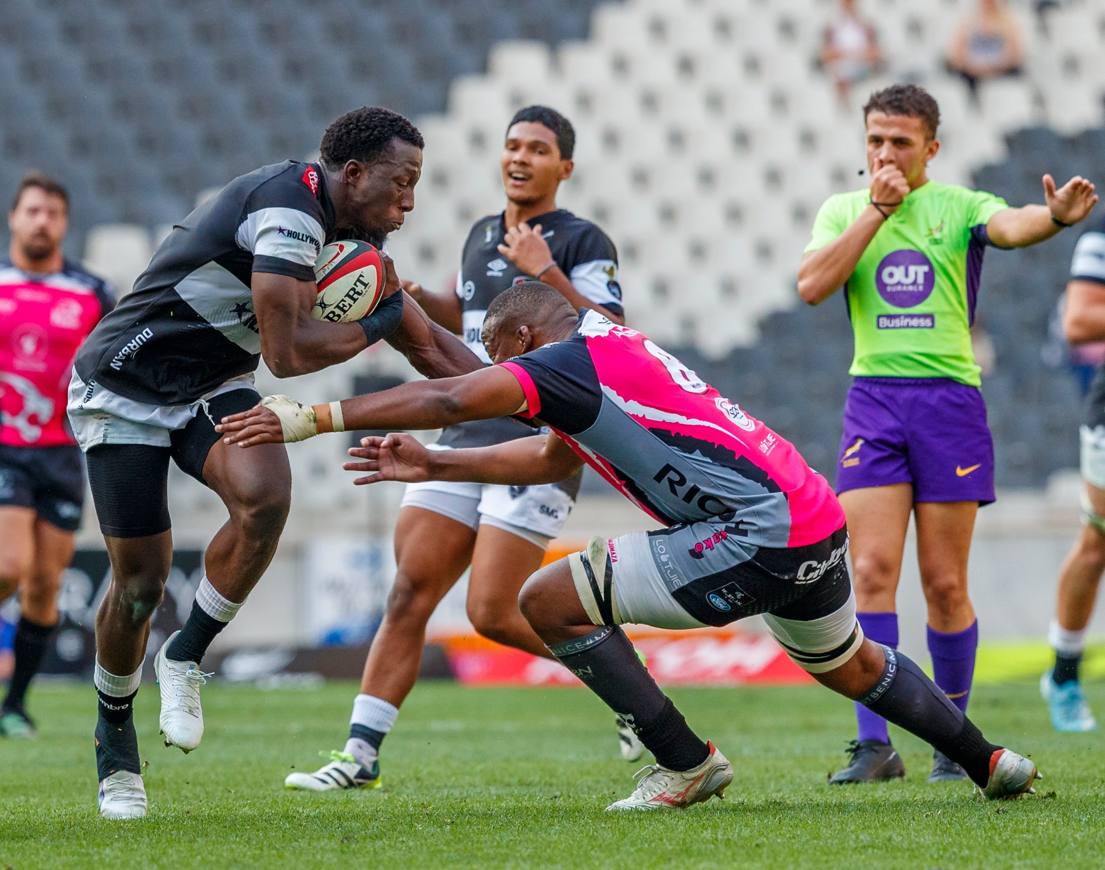 Pumas v Sharks, Currie Cup 2024 — match photography by Dirk Kotze