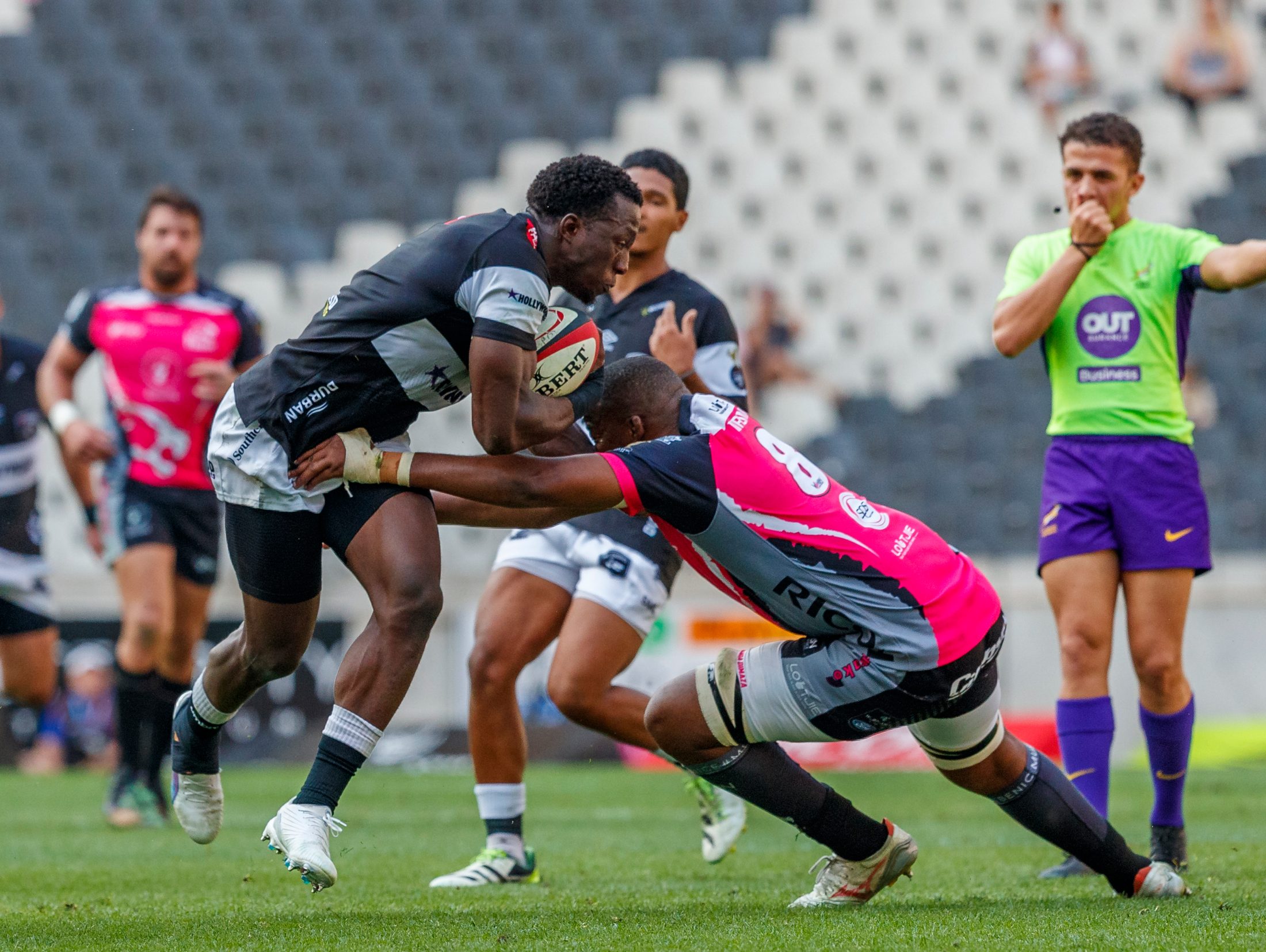 Pumas v Sharks, Currie Cup 2024 — match photography by Dirk Kotze