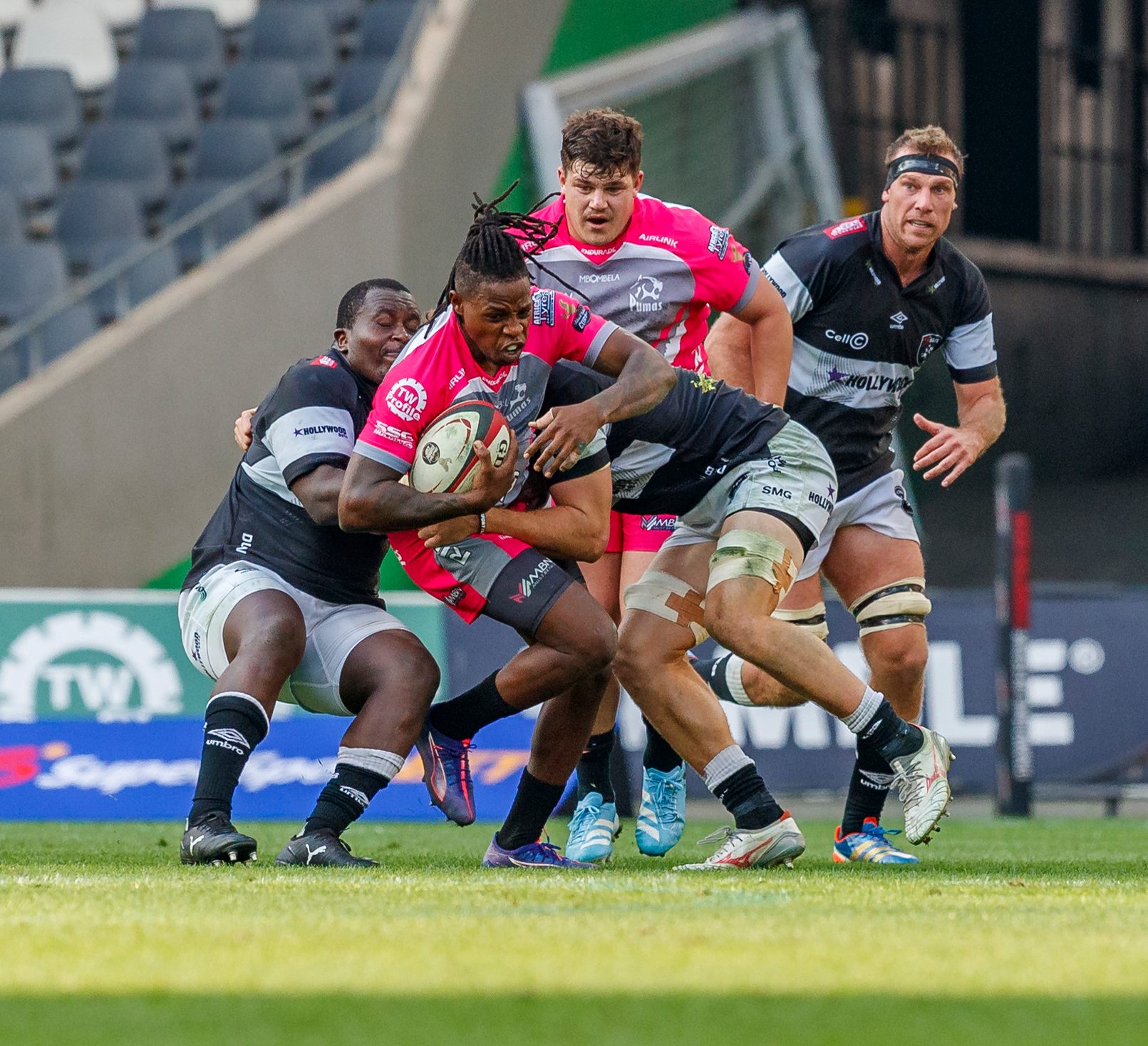 Pumas v Sharks, Currie Cup 2024 — match photography by Dirk Kotze