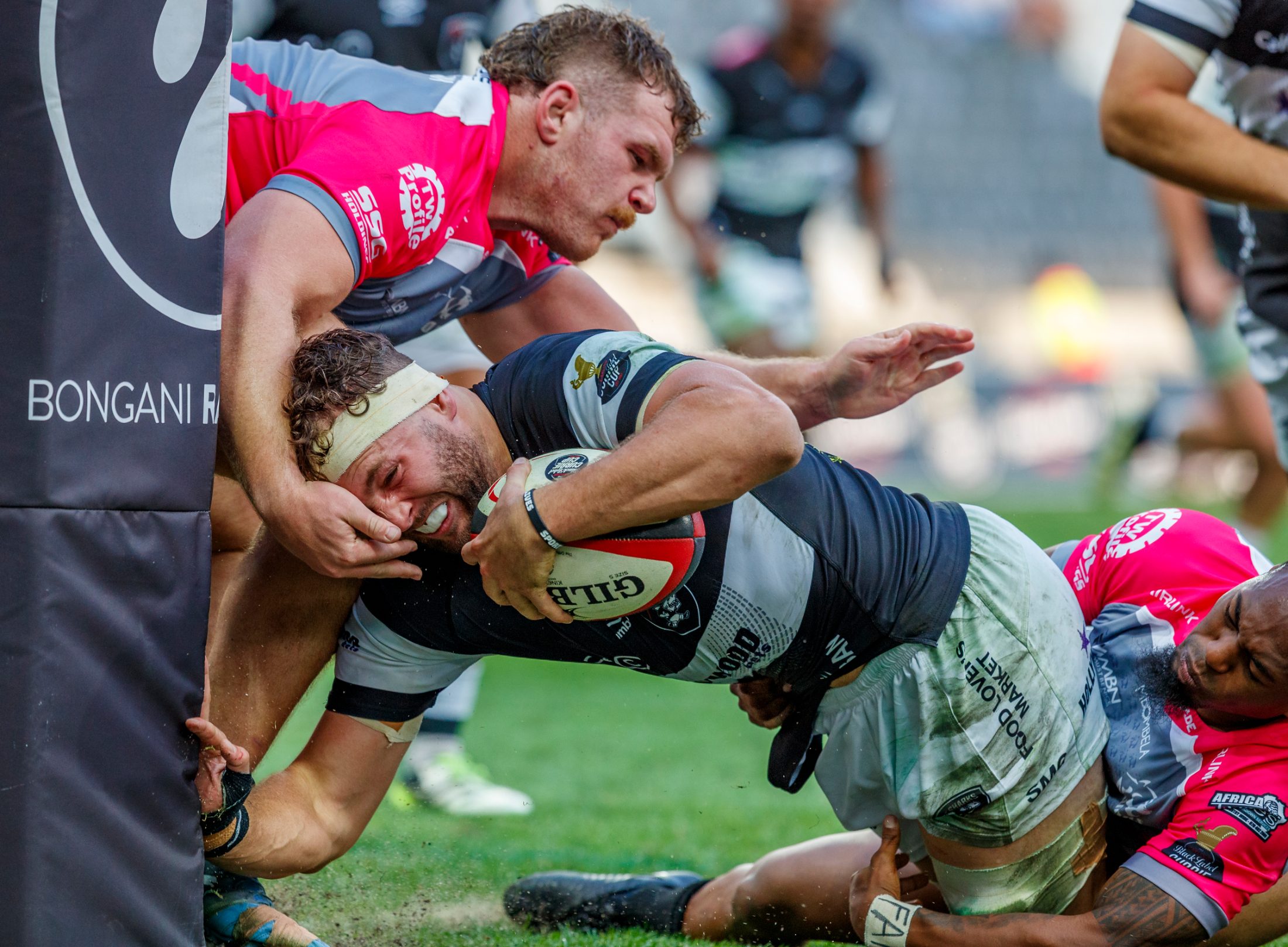 Pumas v Sharks, Currie Cup 2024 — match photography by Dirk Kotze