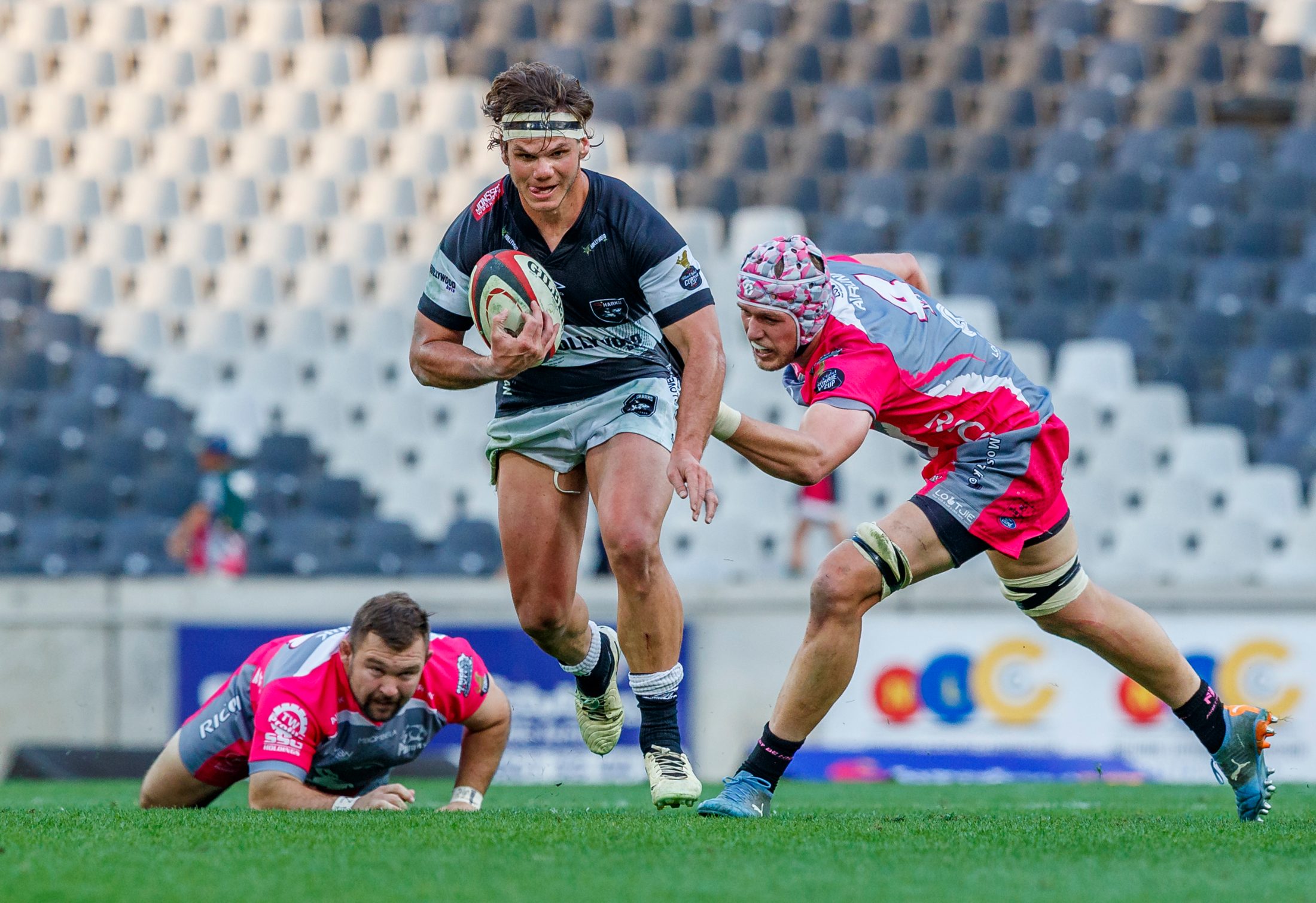 Pumas v Sharks, Currie Cup 2024 — match photography by Dirk Kotze