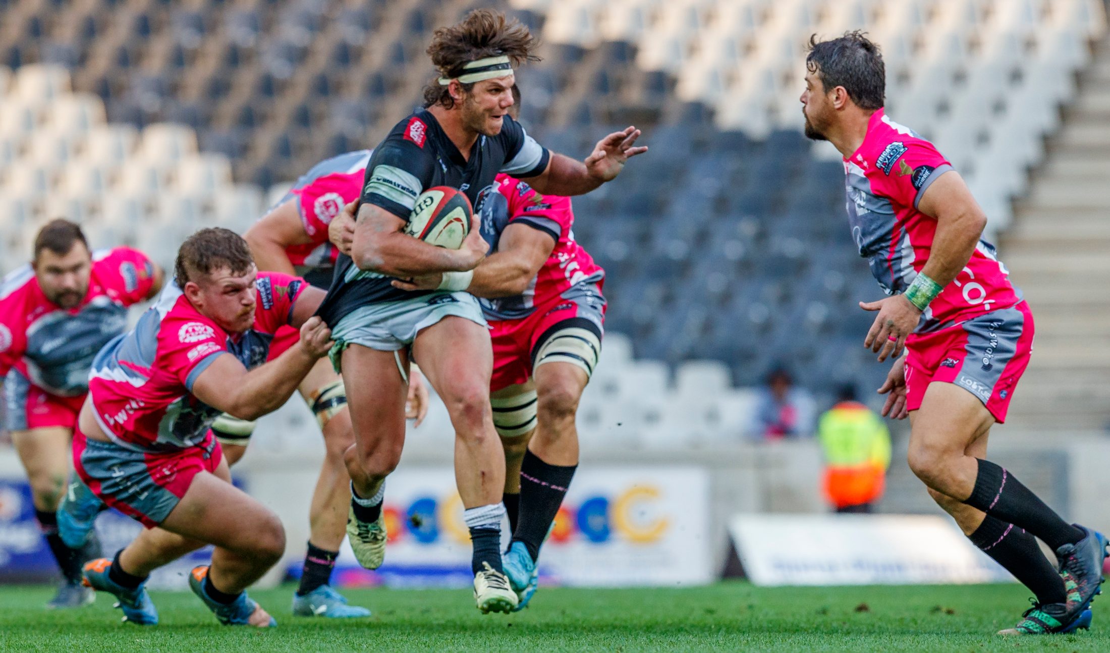 Pumas v Sharks, Currie Cup 2024 — match photography by Dirk Kotze