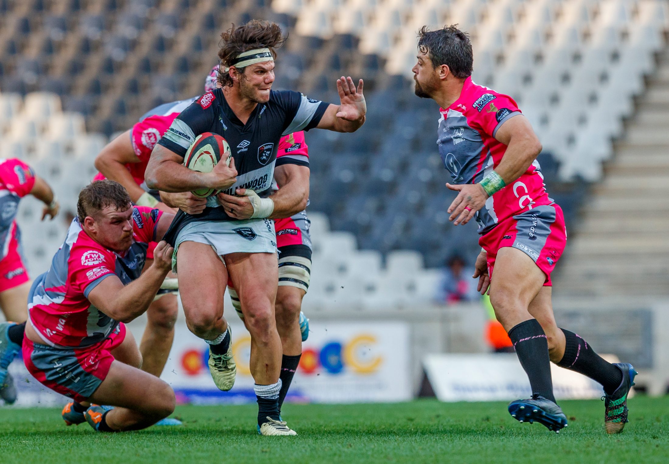 Pumas v Sharks, Currie Cup 2024 — match photography by Dirk Kotze