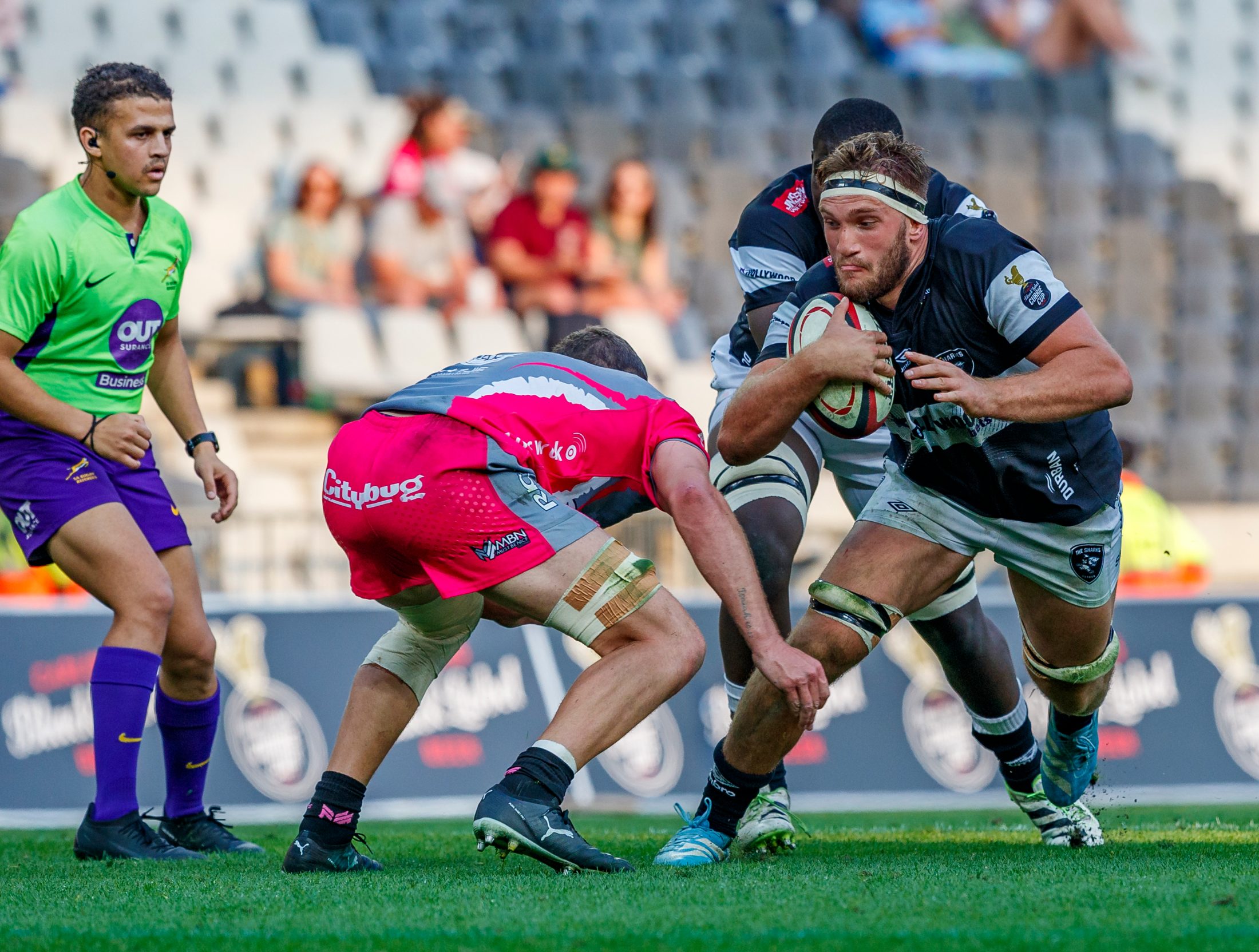 Pumas v Sharks, Currie Cup 2024 — match photography by Dirk Kotze