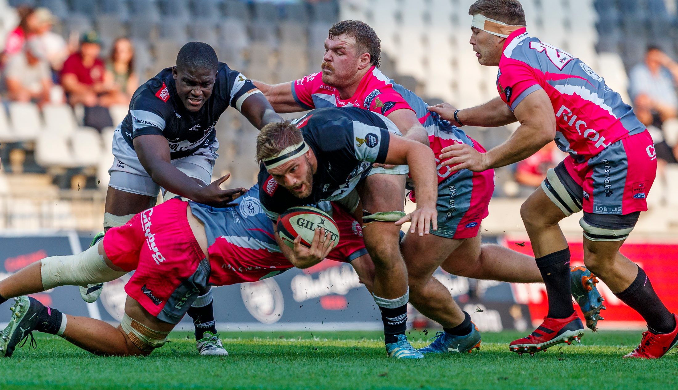 Pumas v Sharks, Currie Cup 2024 — match photography by Dirk Kotze