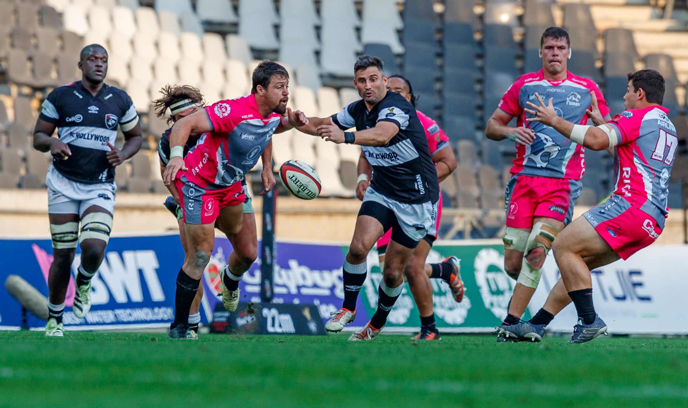 Pumas v Sharks, Currie Cup 2024 — match photography by Dirk Kotze