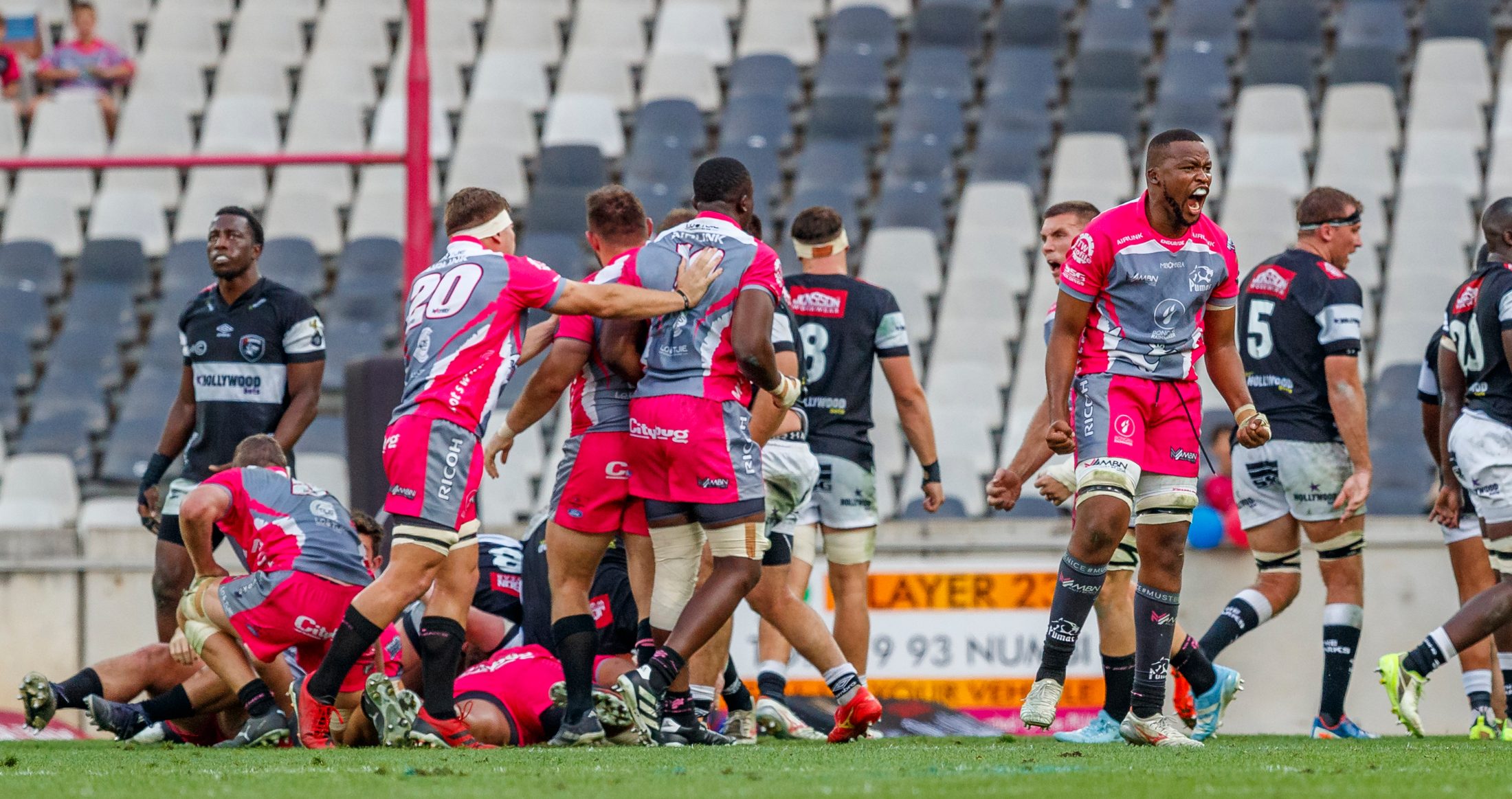 Pumas v Sharks, Currie Cup 2024 — match photography by Dirk Kotze